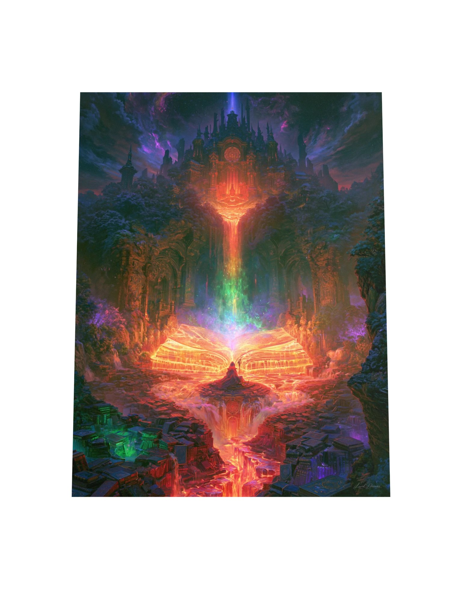 Enchanted Book Art Print — The Luminous Book product image (8)