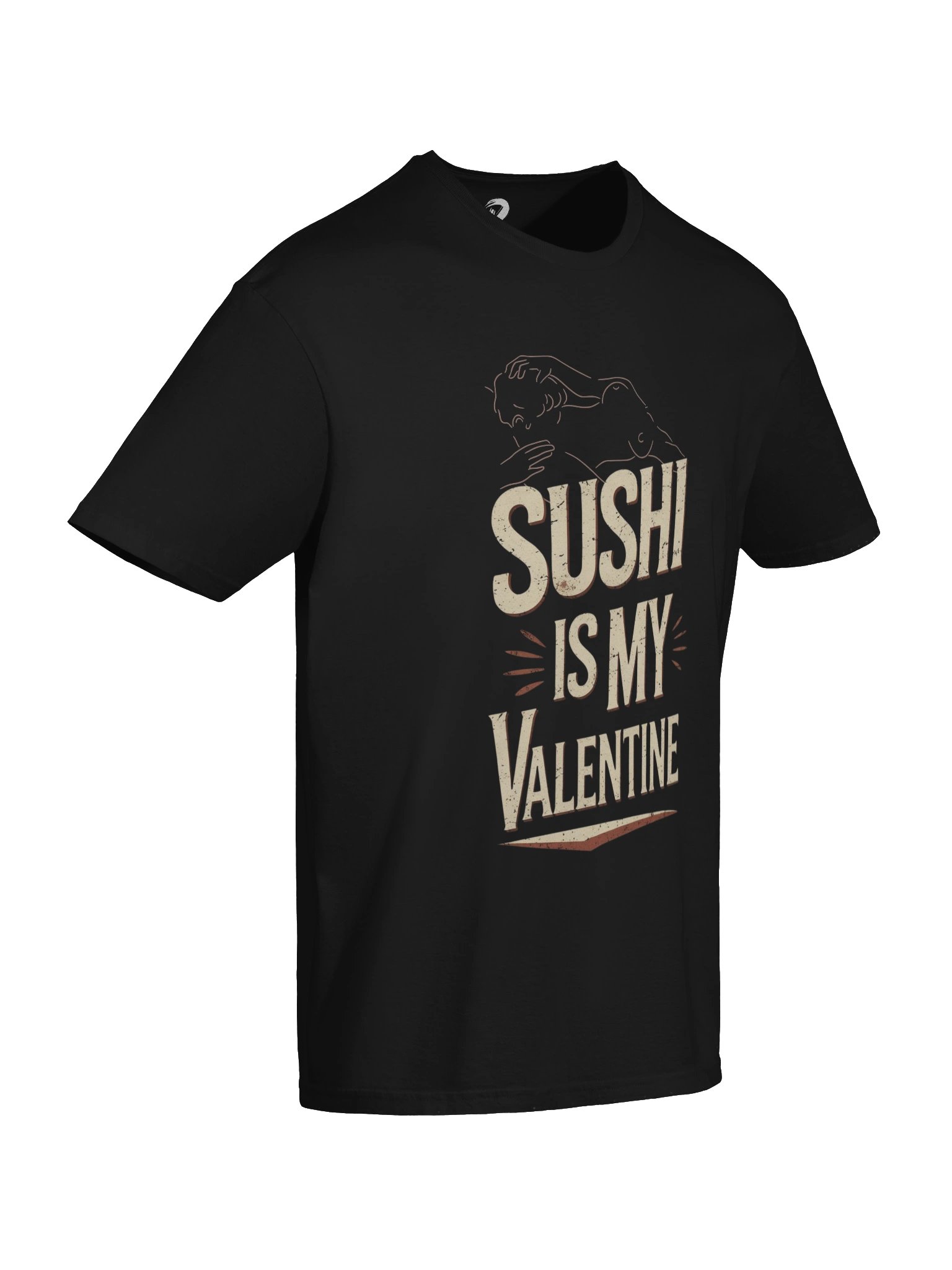Sushi Is My Valentine – Funny Food Lover Tee product image (10)
