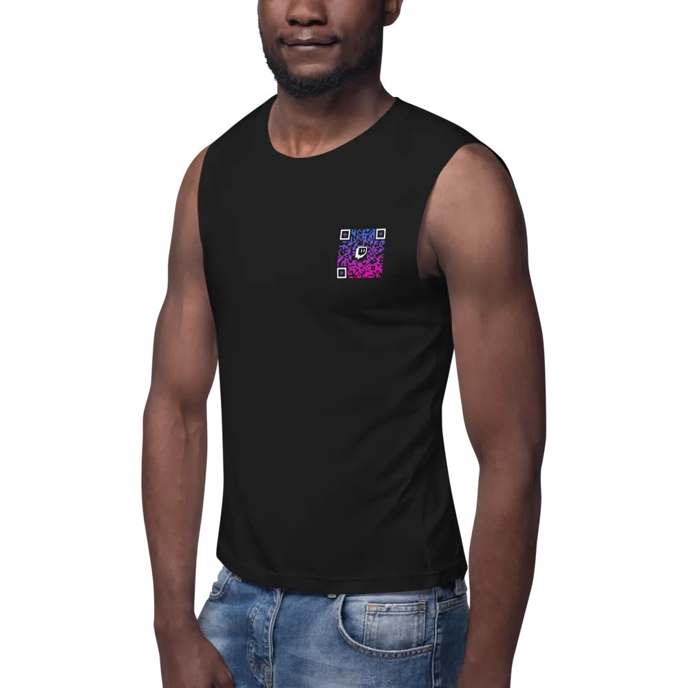 MA Twitch QR Code Muscle Tank product image (6)