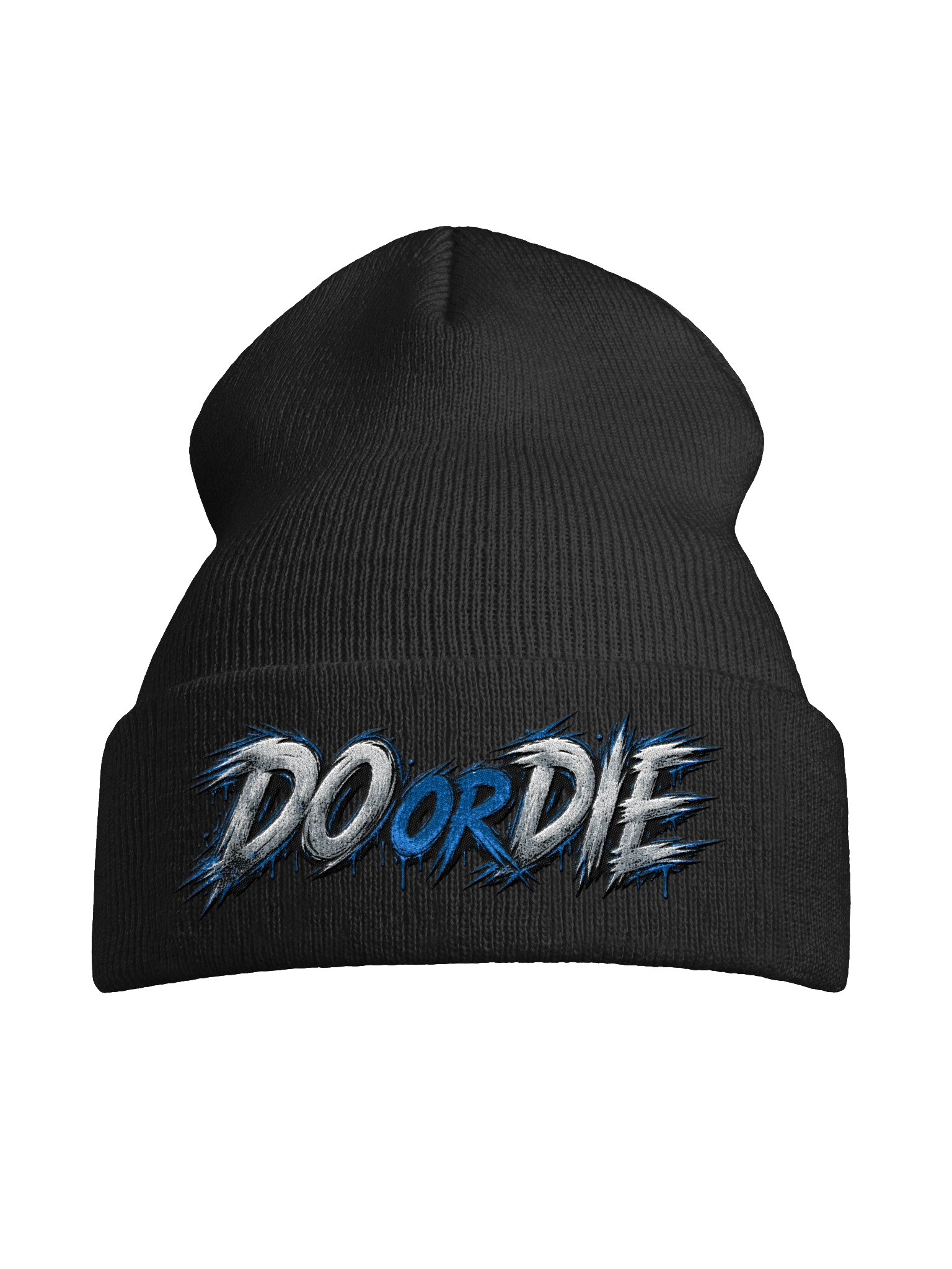 DO OR DIE Graffiti Cuffed Beanie - Blue product image (7)