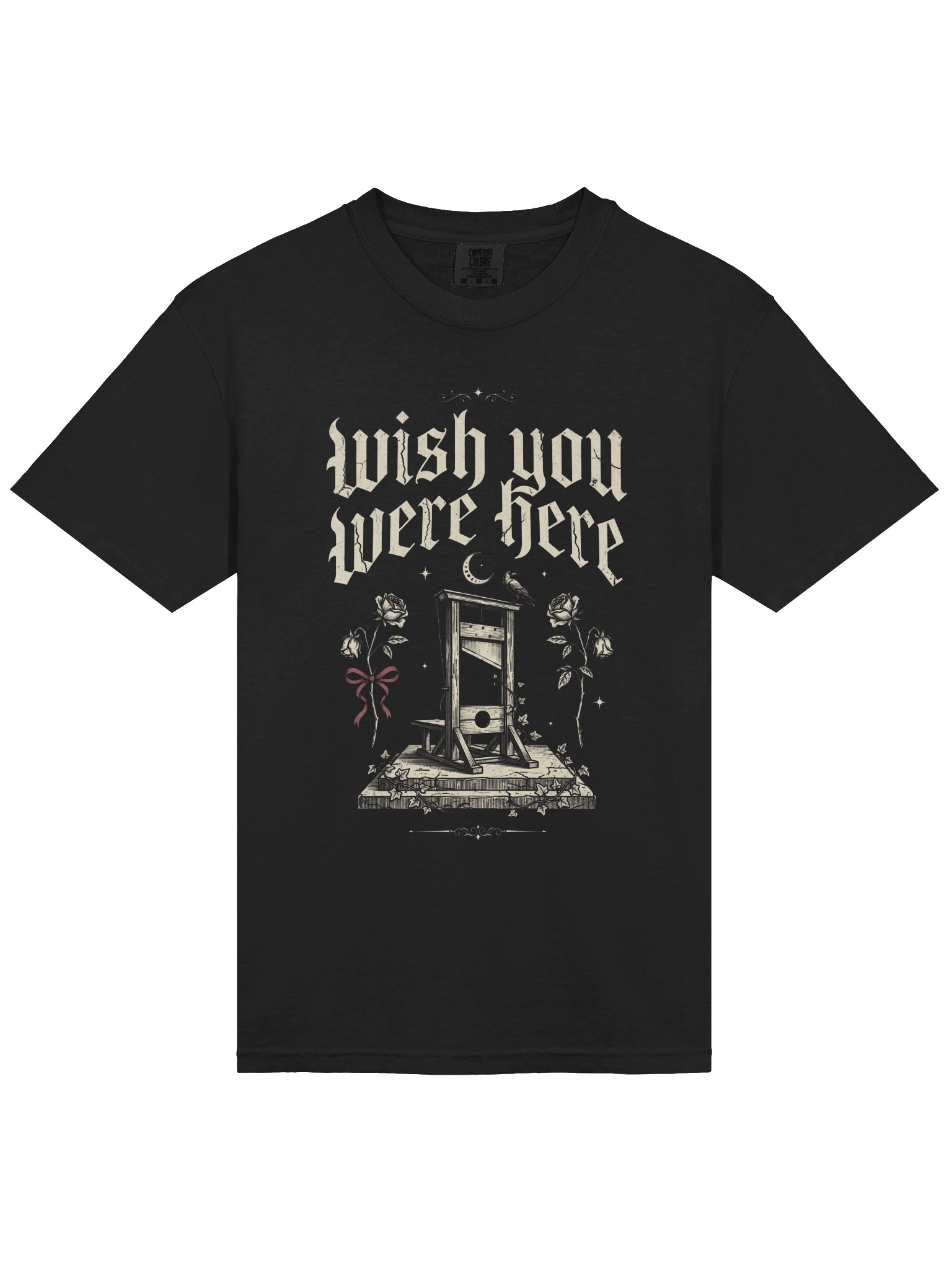 Wish You Were Here Gothic Guillotine T-Shirt product image (1)