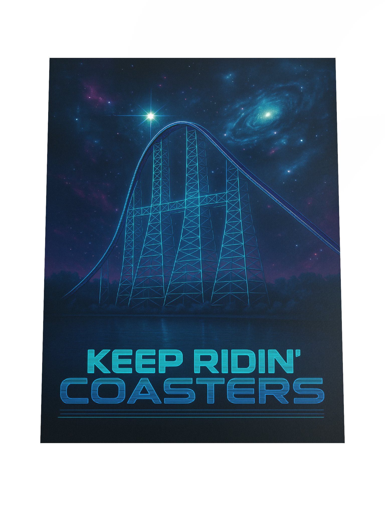 Futuristic Millie - Keep Ridin' Coasters 18x24 inch Poster product image (4)