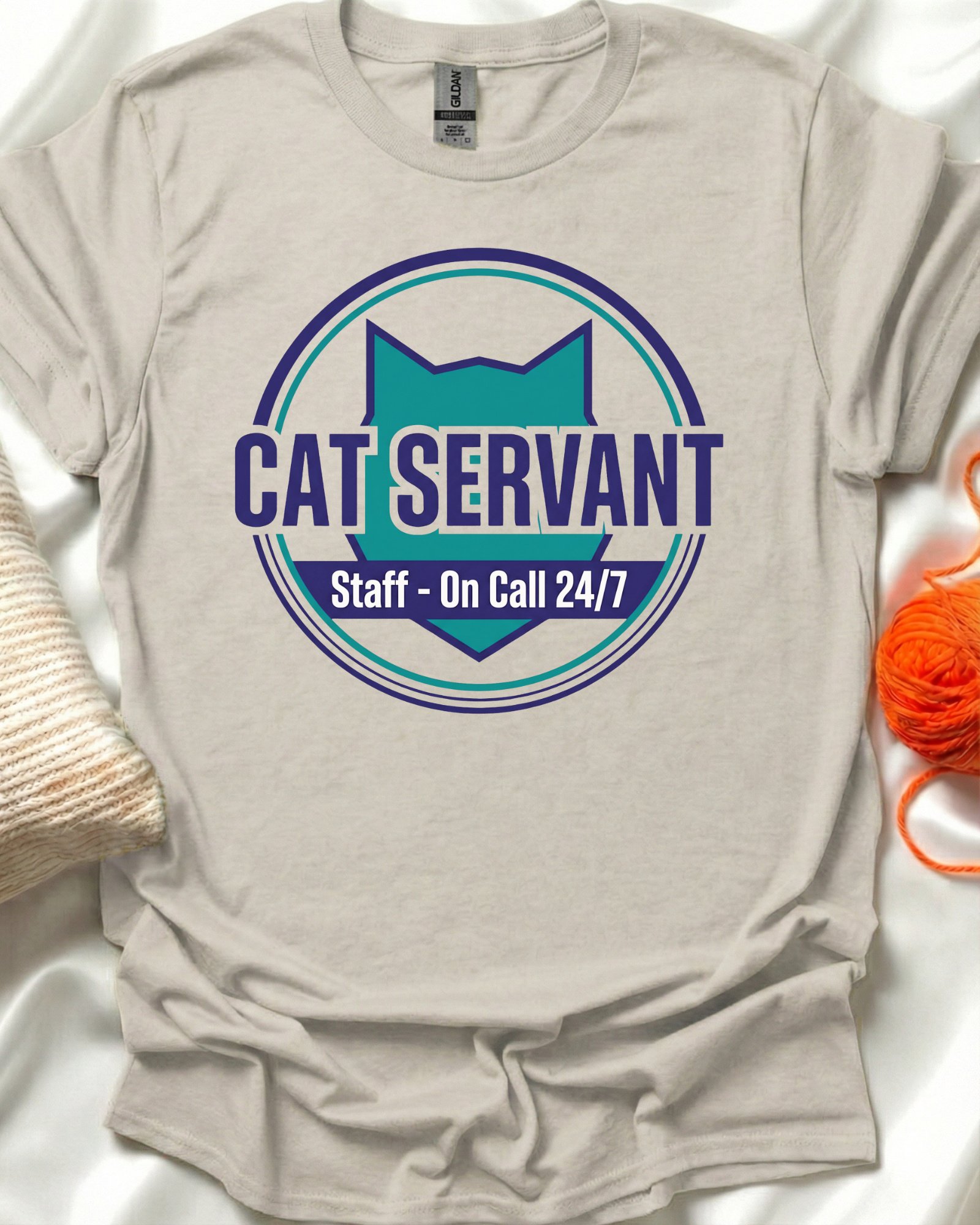 Cat Staff 24/7 T-Shirt product image (1)