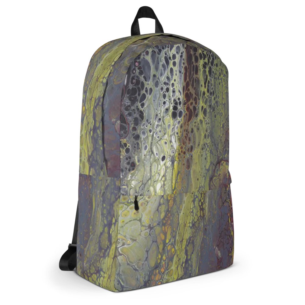 Amphibian - Acrylic Pour Print, Backpack product image (11)