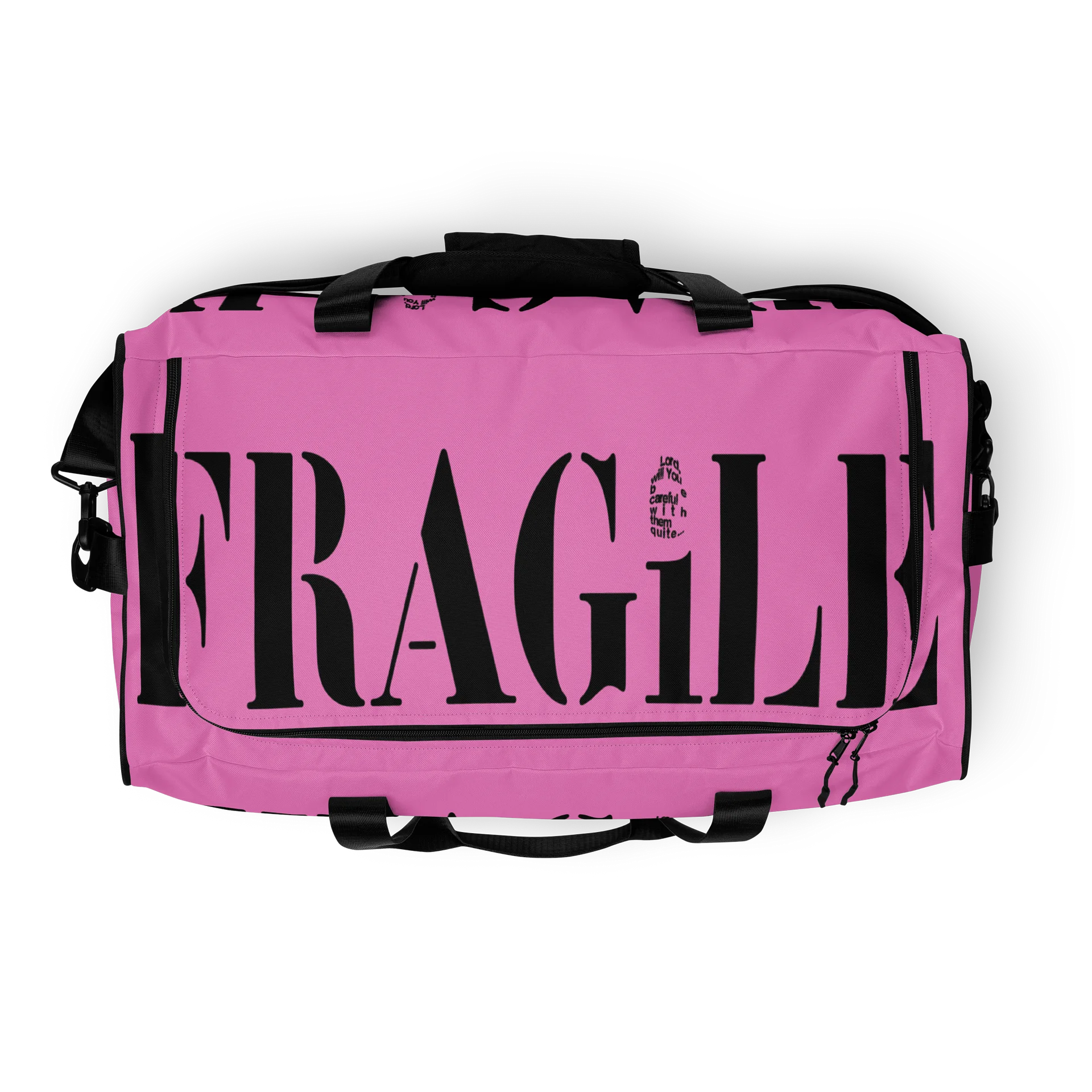 FRAGiLE Pink Duffel Bag product image (8)