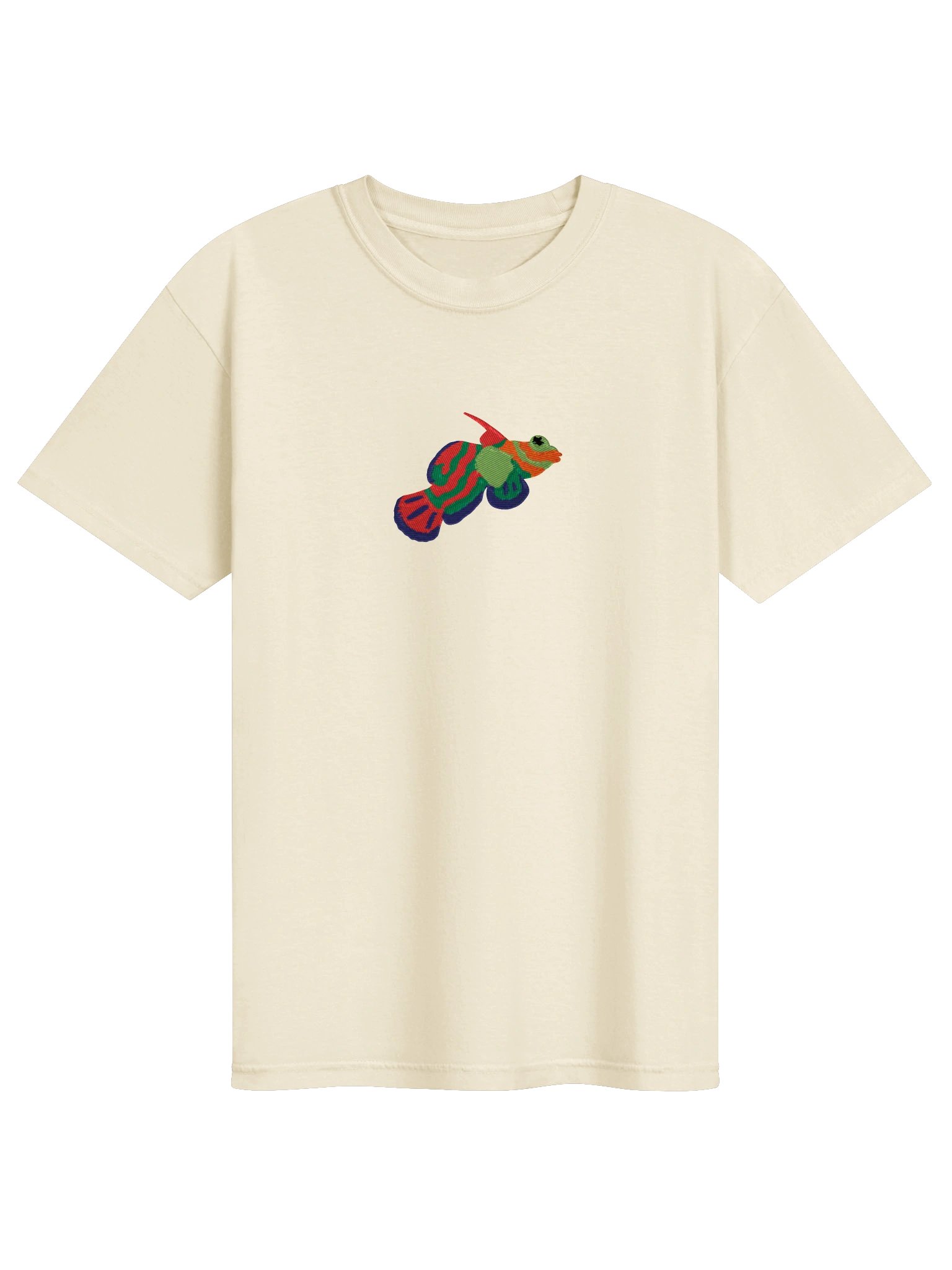 Mandarin Dragonet Embroidered Shirt | Reef Aquarium Fish Embroidery Tee | Saltwater Marine Fish Apparel product image (5)