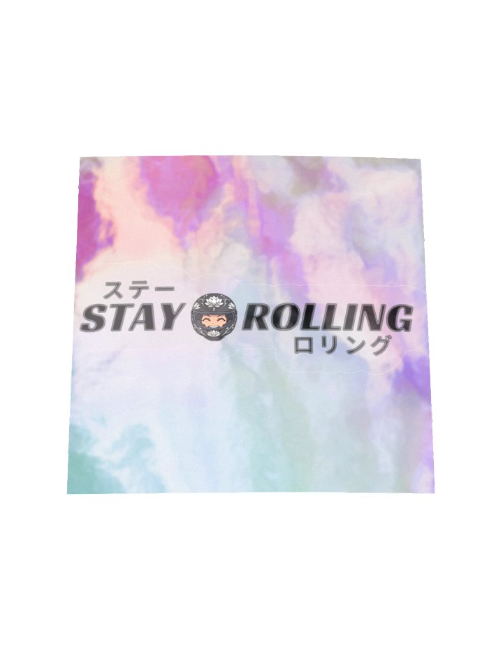 "Stay Rolling" Holographic Sticker product image (1)