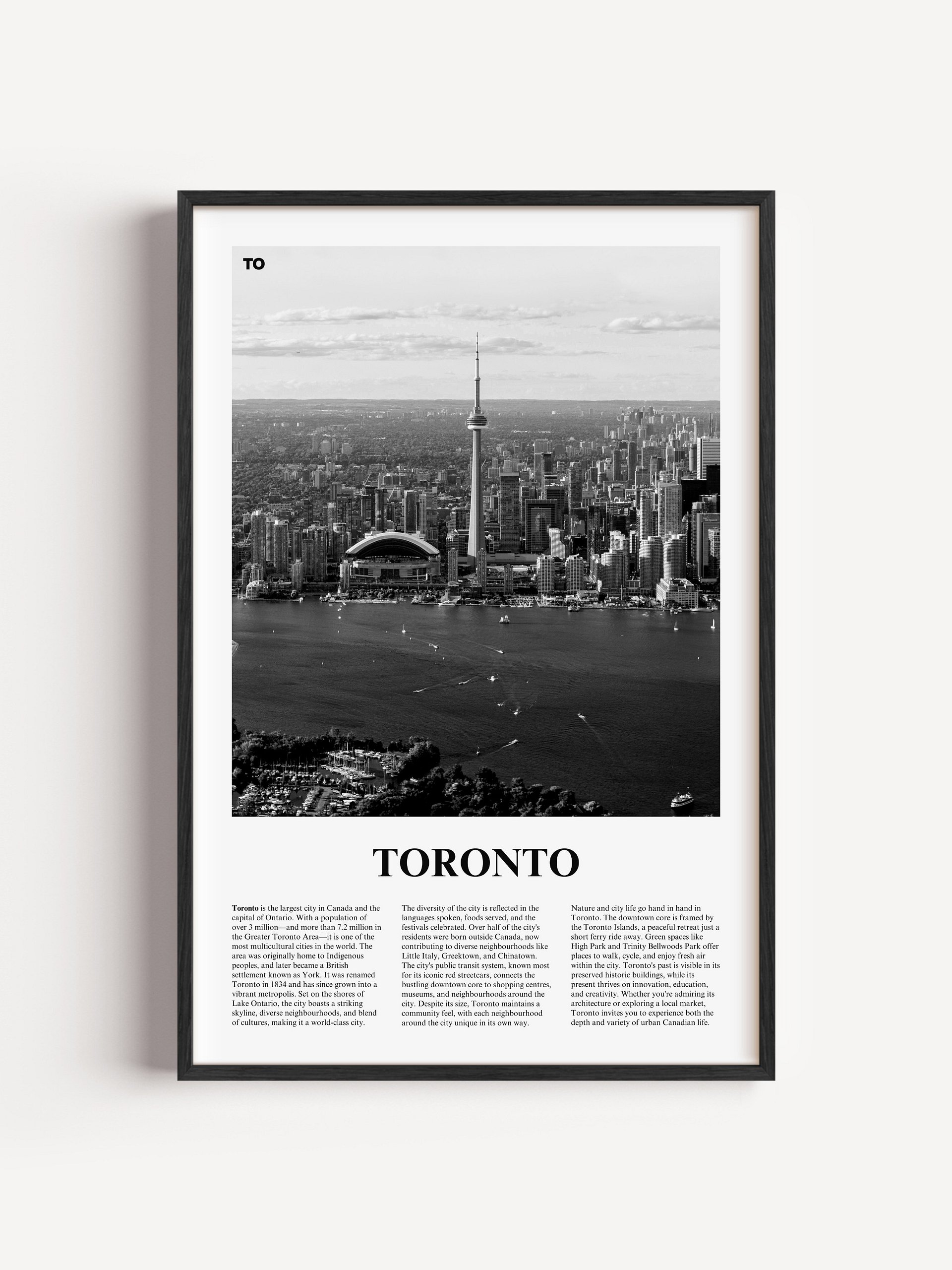 Toronto 01 Newspaper Poster product image (1)