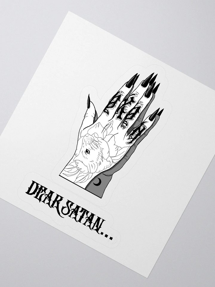 Dear Satan... (sticker) product image (3)
