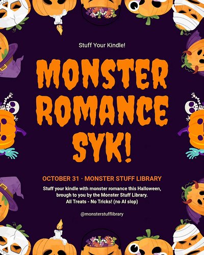 No tricks here, this weekend is full of treats! And by treats I mean Free Books! 🎉

Grab StO and hundreds of other monster ro...
