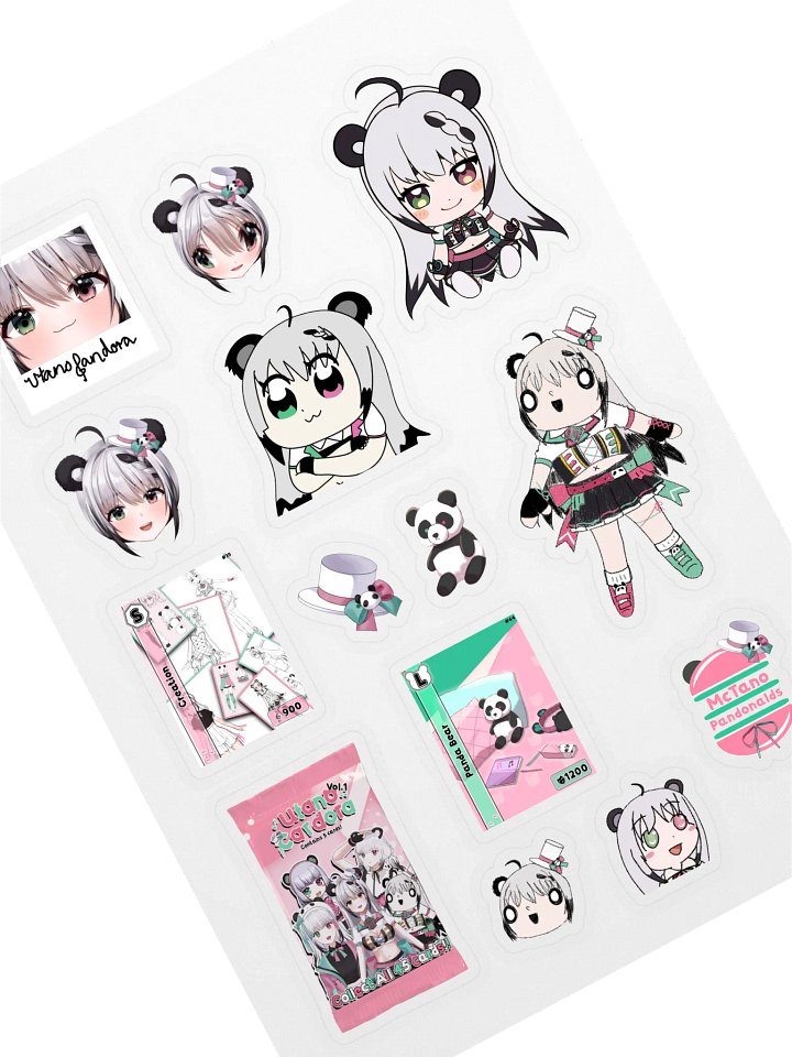 Utano Pandora Silly Collection Stickers A product image (1)