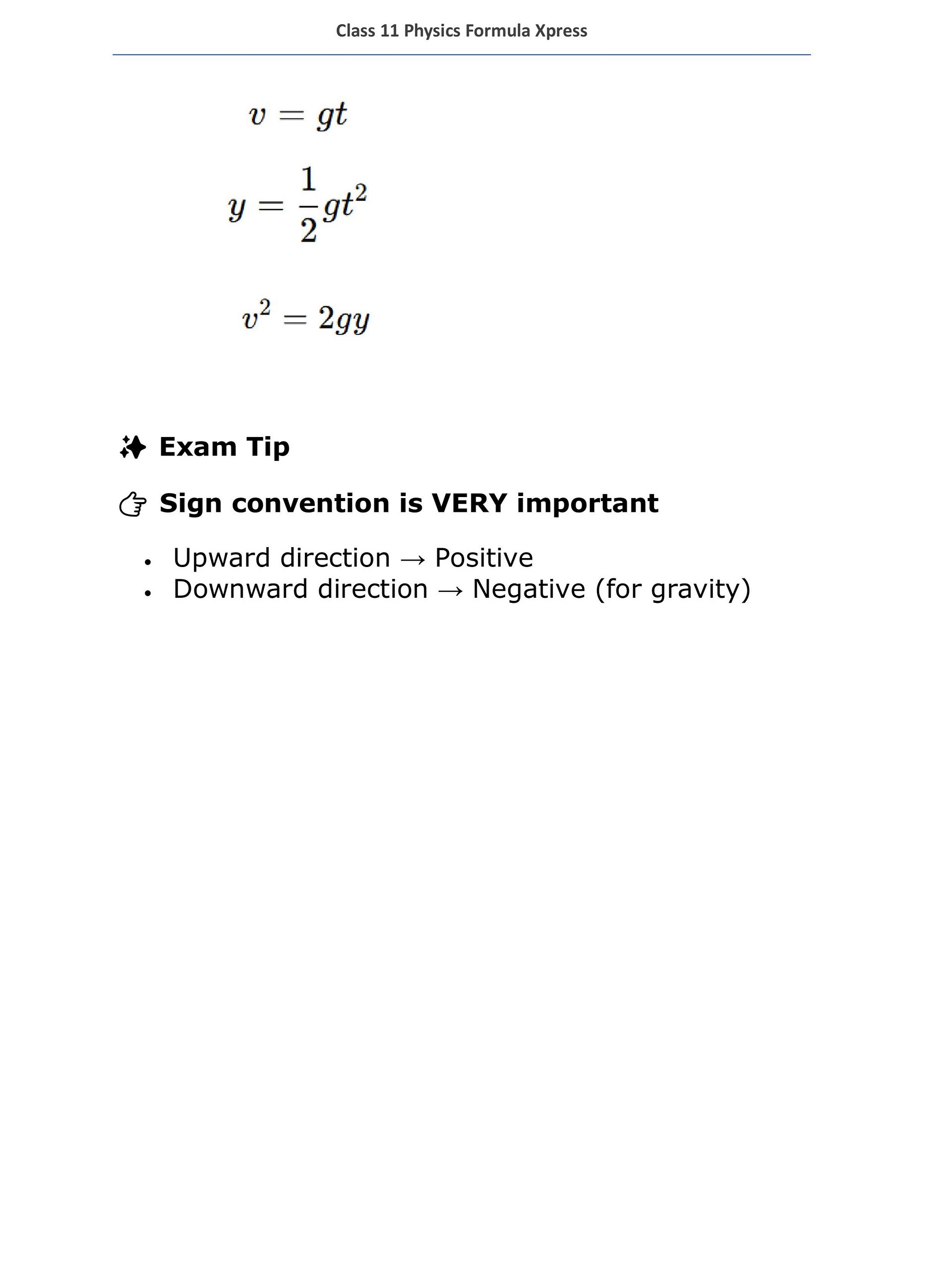 Class 11 Physics Formula Xpress product image (5)