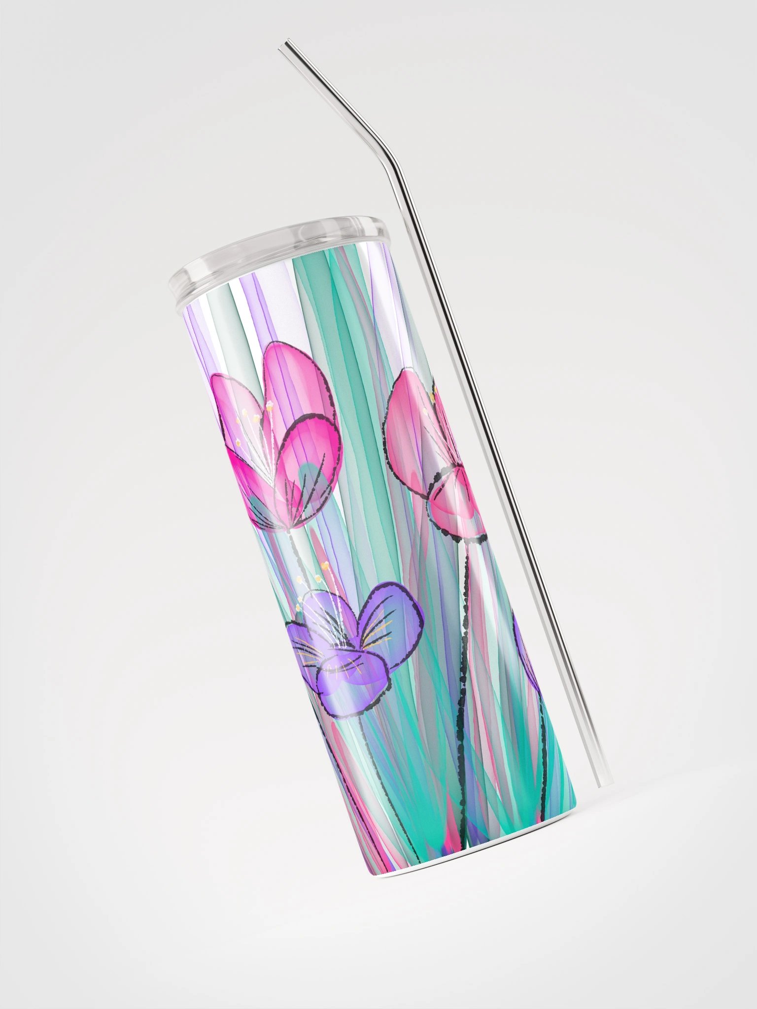 Tulip Fantasy Stainless Steel Tumbler product image (3)