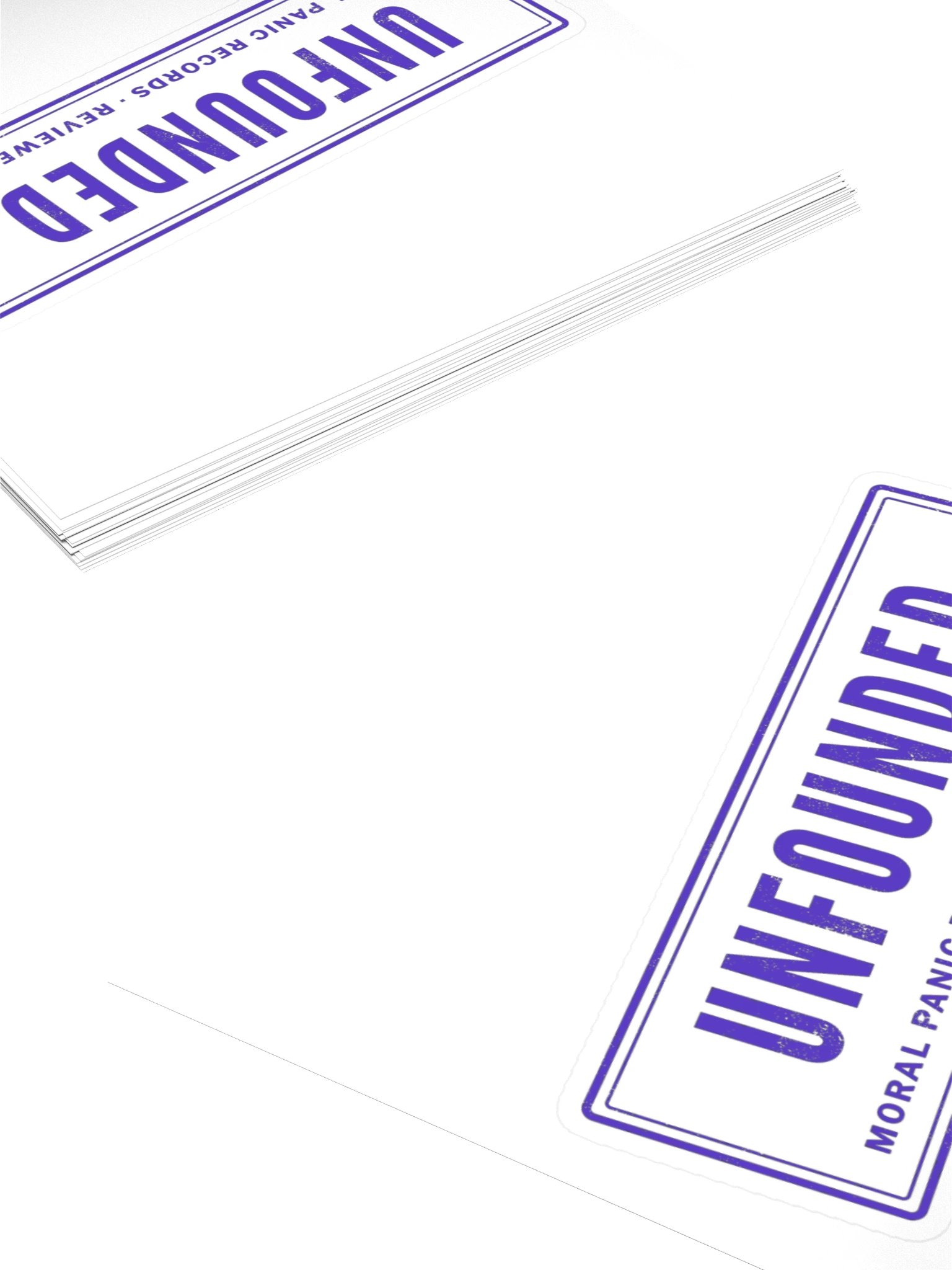 UNFOUNDED Stamp Sticker product image (4)