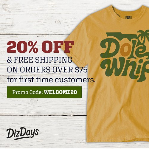 As Uncle Walt said, “the best way to get started is to quit talking and begin doing.”

Come get 20% off your first order with...
