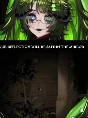 The door: 👁️👄👁️ | Me: absolutely fucking not. #Nyghtia #Twitch #vtuber #gamergirl #horrorgame 