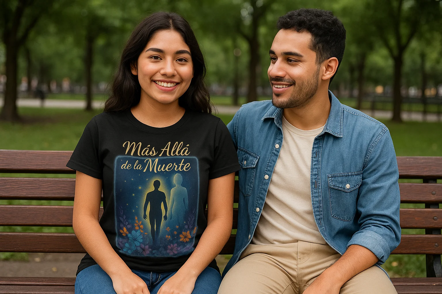 Camiseta Gráfica "Más Allá de la Muerte" – Algodón Suave product image (3)