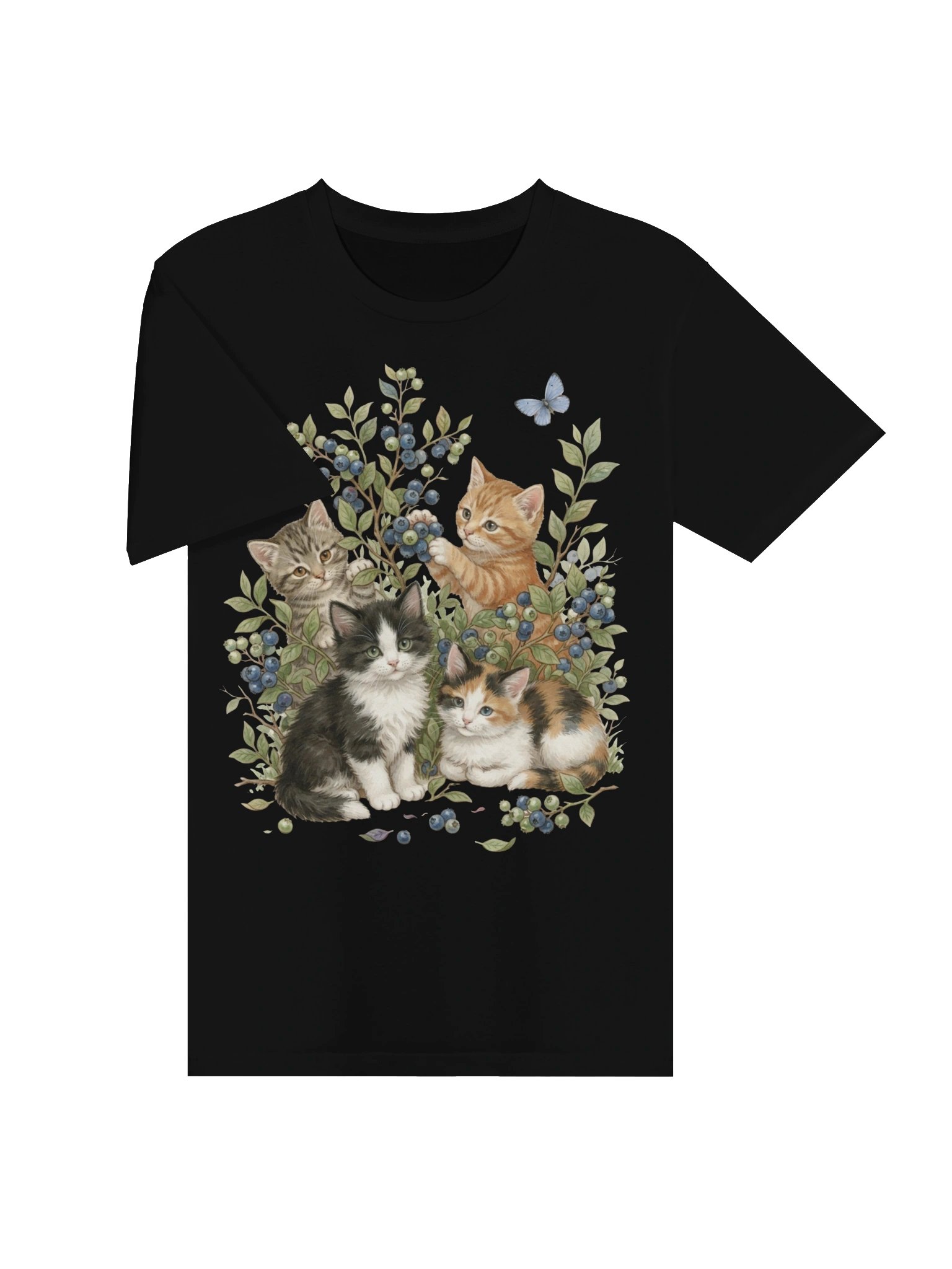 Vintage Floral Cats T-Shirt product image (16)