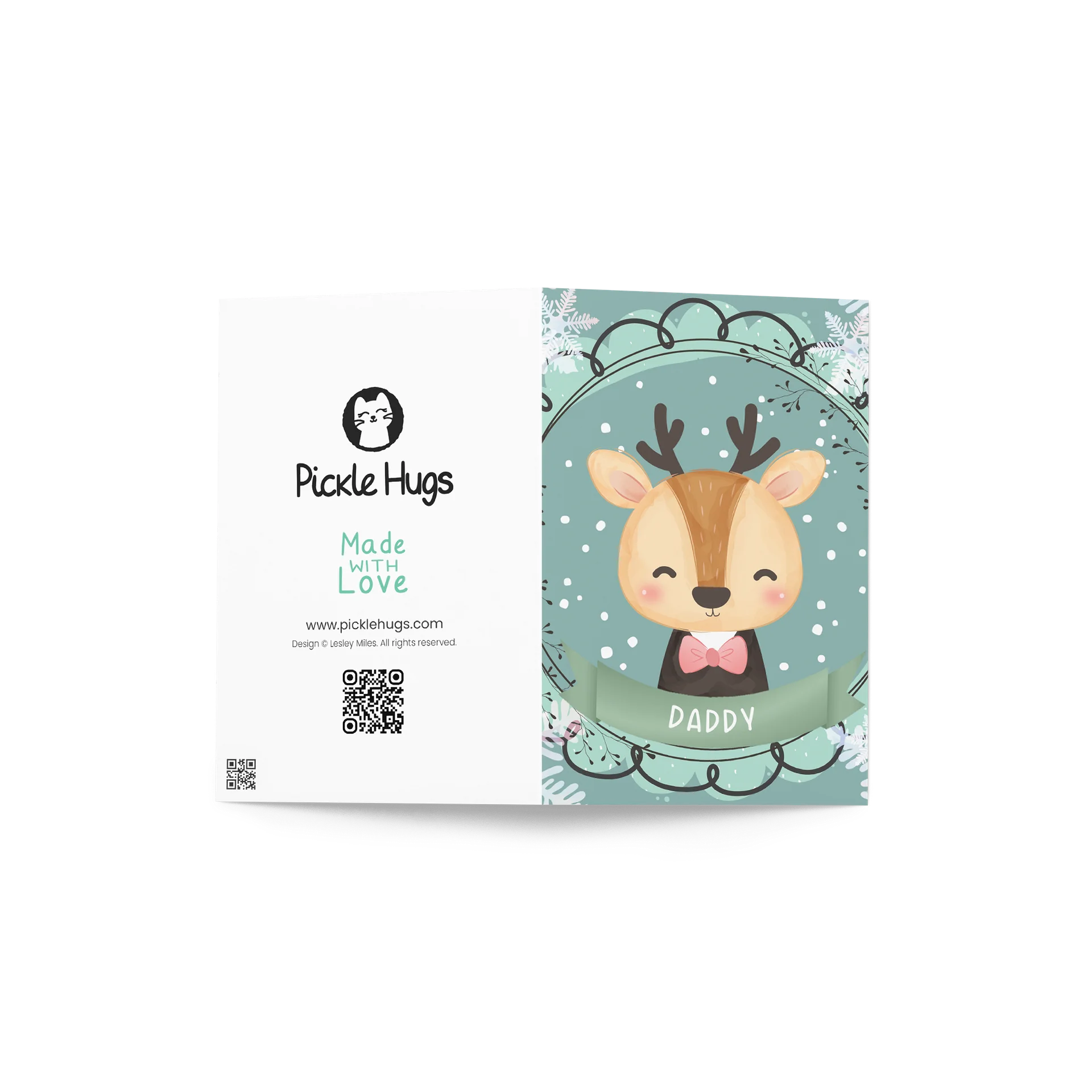 Daddy Deer Cute Christmas Card product image (4)