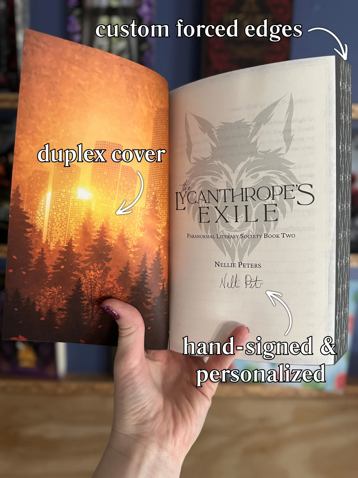 The Lycanthrope's Exile signed deluxe paperback product image (3)