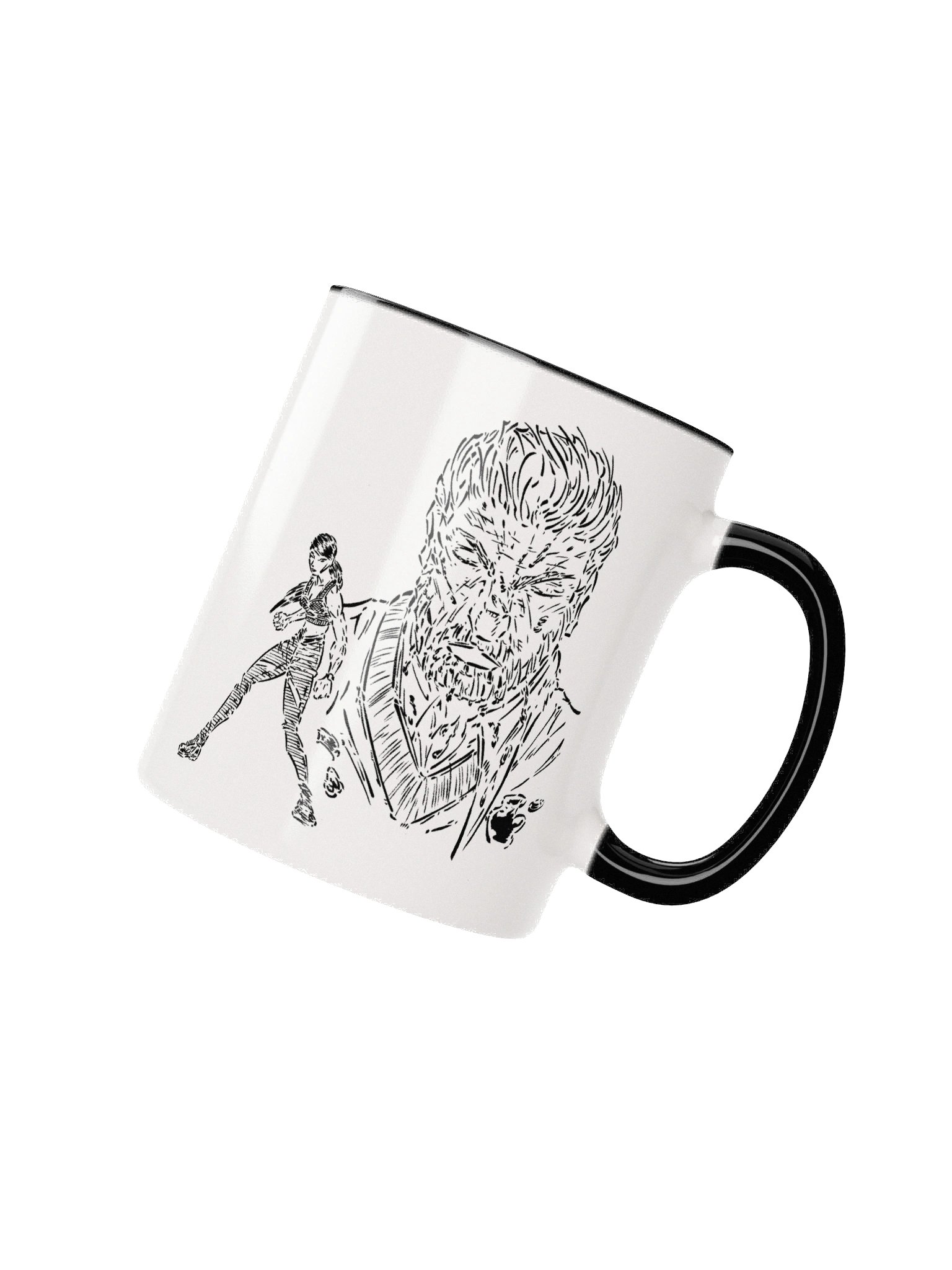 MEIFUMADO | Takahashi & Sakura | Black & White Mug product image (2)