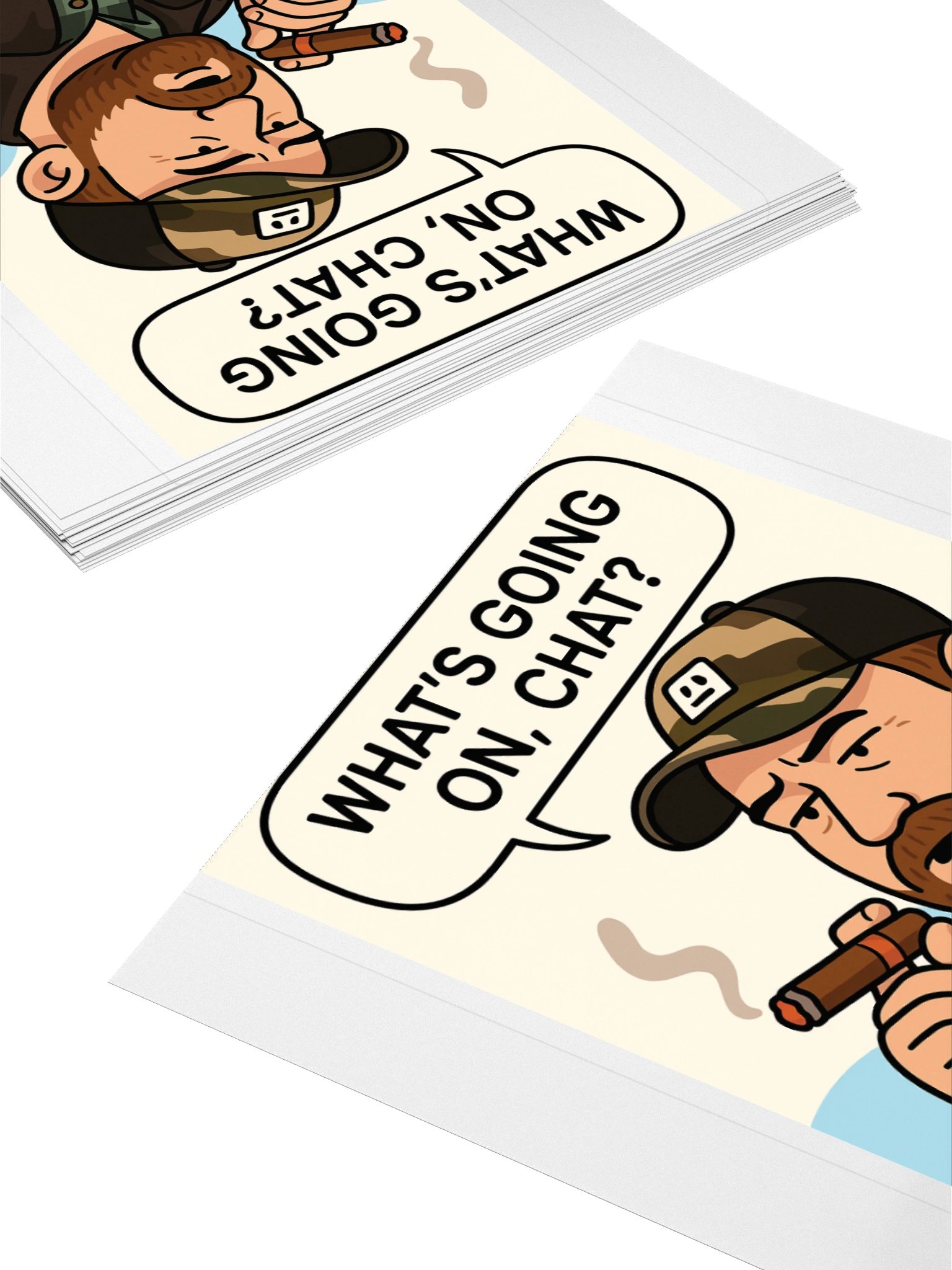 Bearded Chat Sticker Set product image (8)