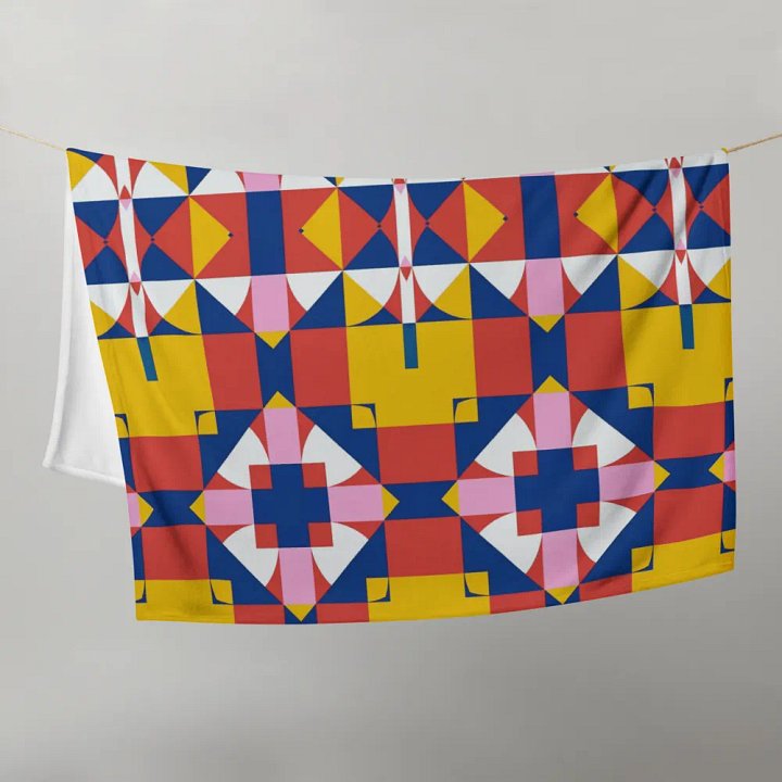 Geo Fiesta Throw Blanket product image (1)