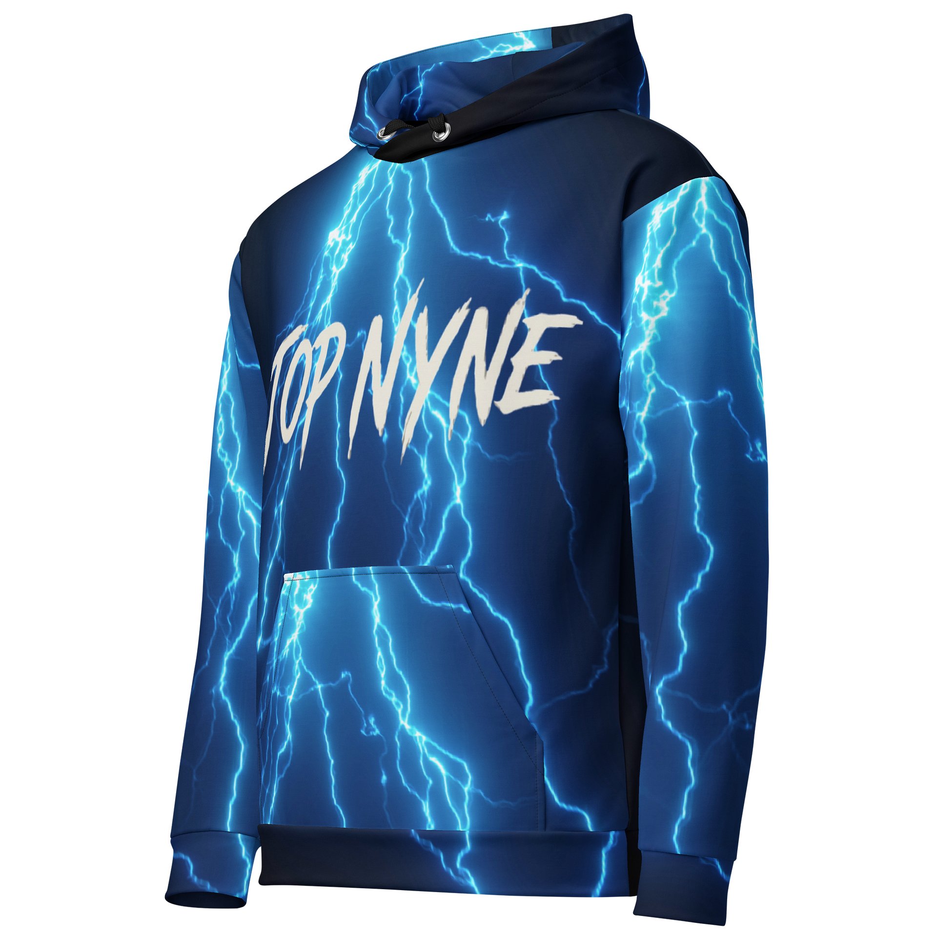 TOP NYNE Neon Lightning All-Over Hoodie product image (2)