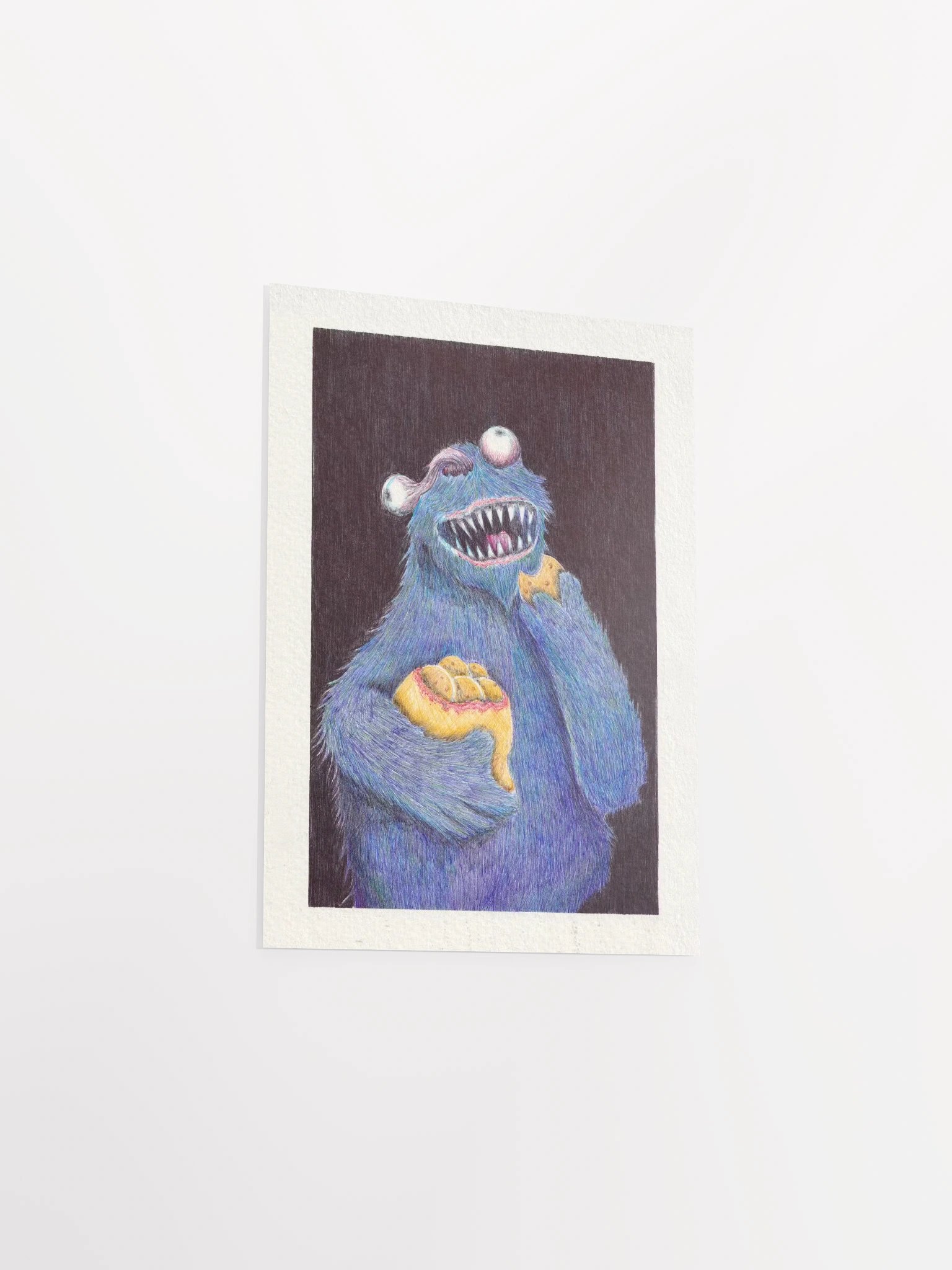 Zombie Cookie Monster Print product image (3)