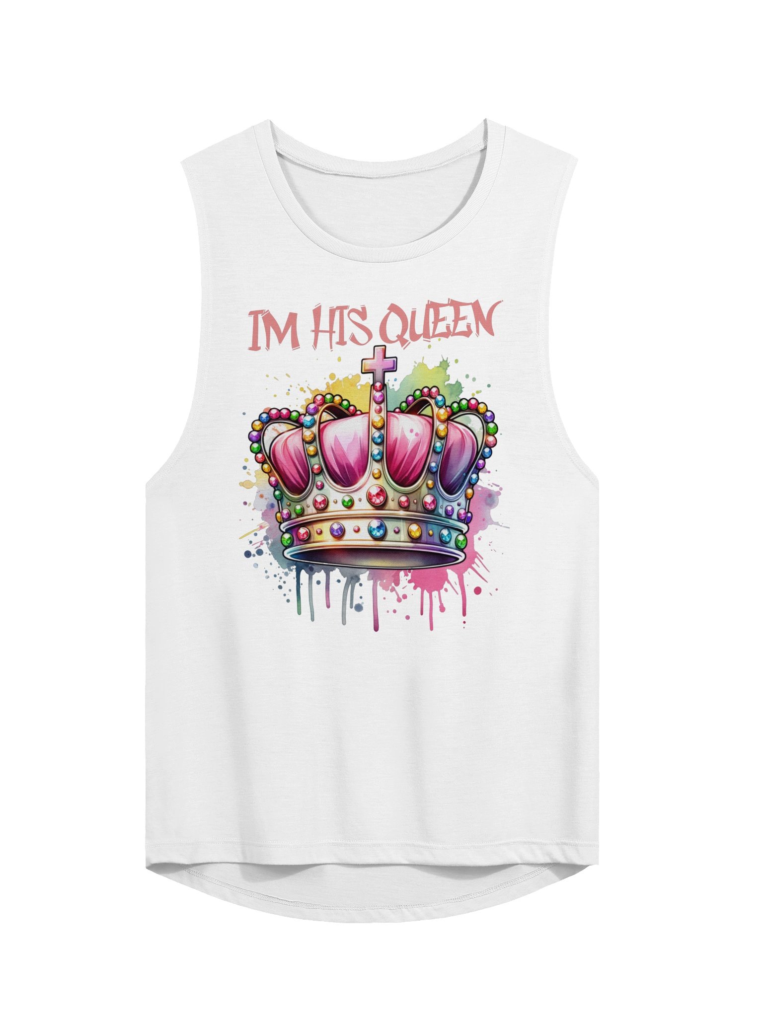 Im His Queen Women's Muscle Tank product image (1)