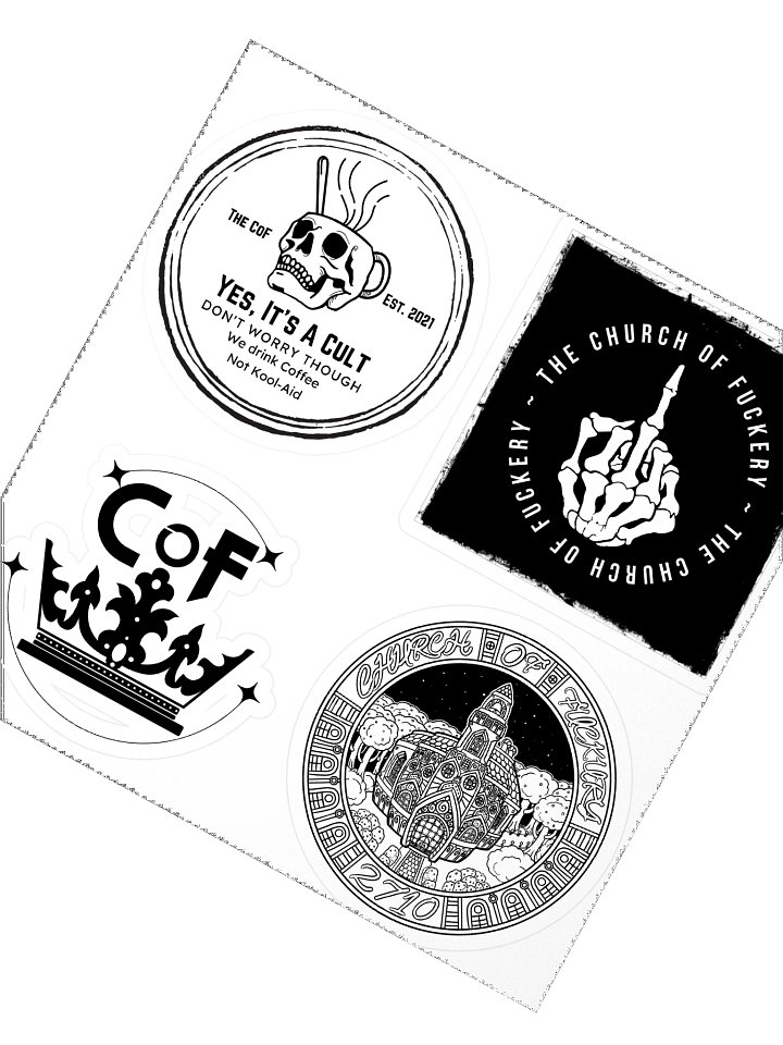 CoF Logo Stickers - 4 Designs product image (2)