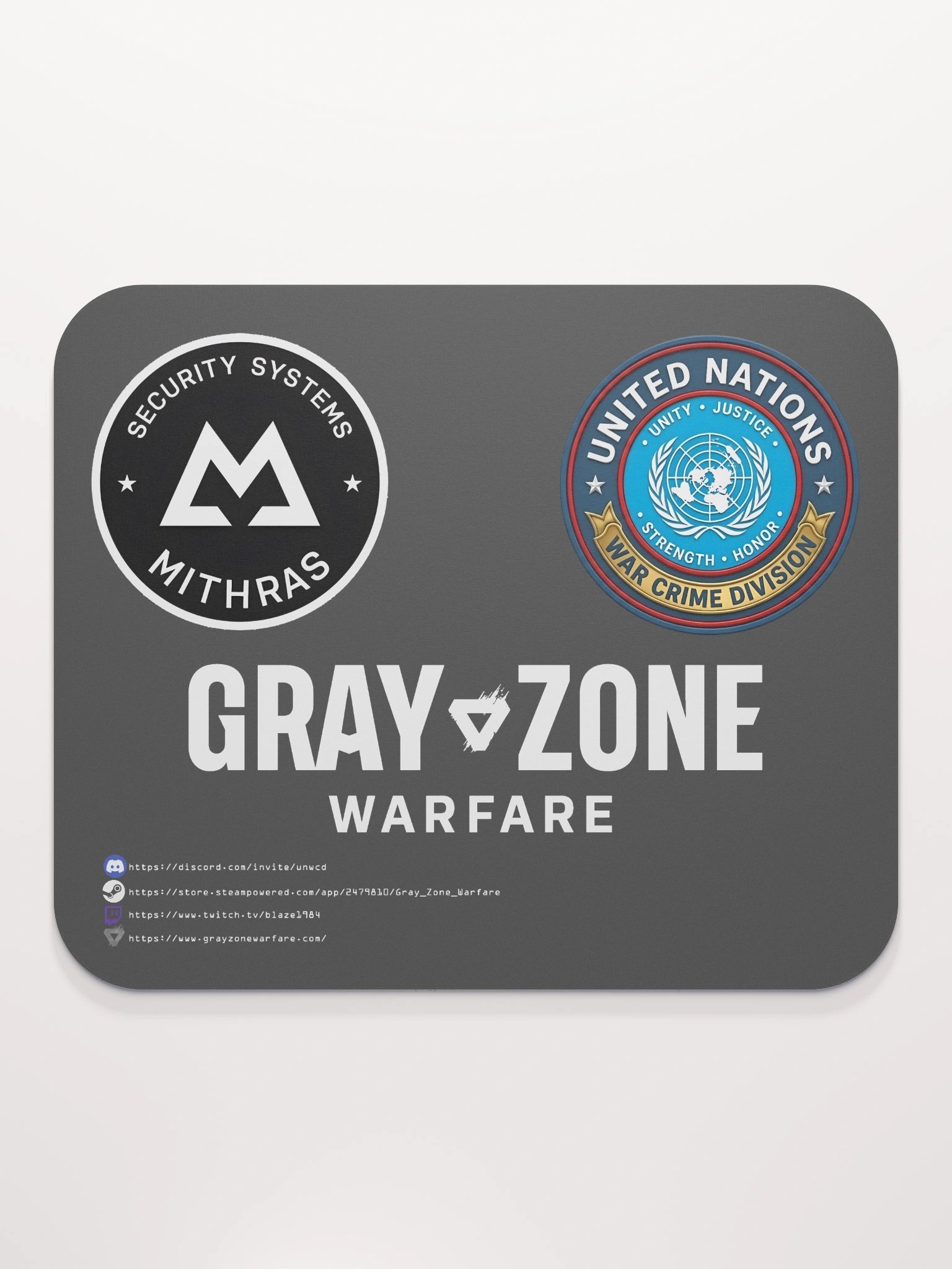 UNWCD/MSS Mouse Pad - Gray product image (2)