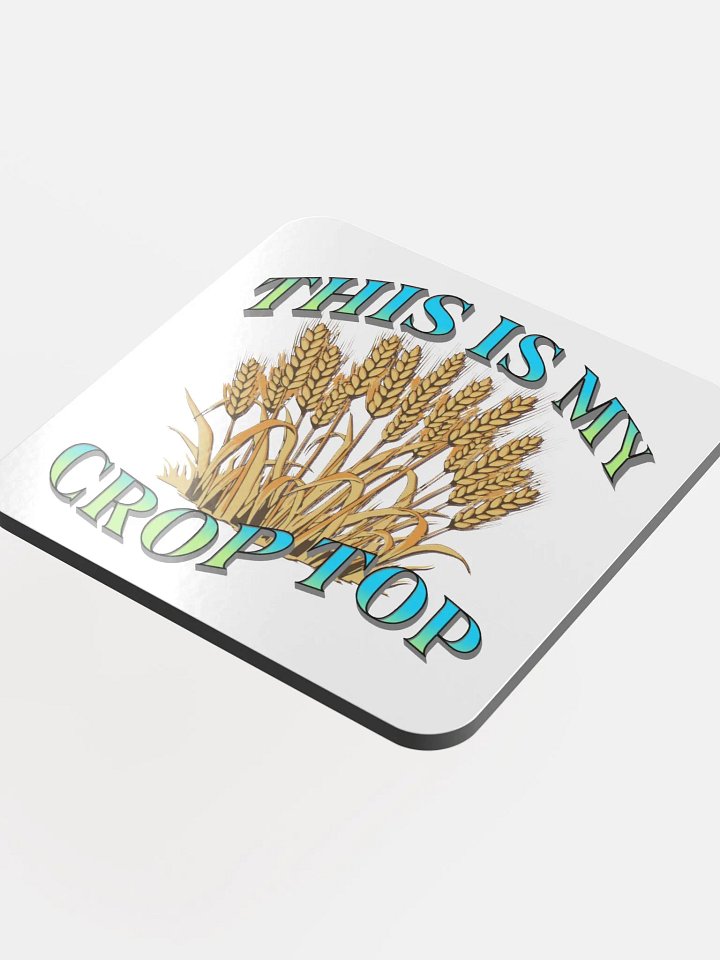 This Is My Crop Top Wheat Harvest Hues Cork Coaster Set product image (1)