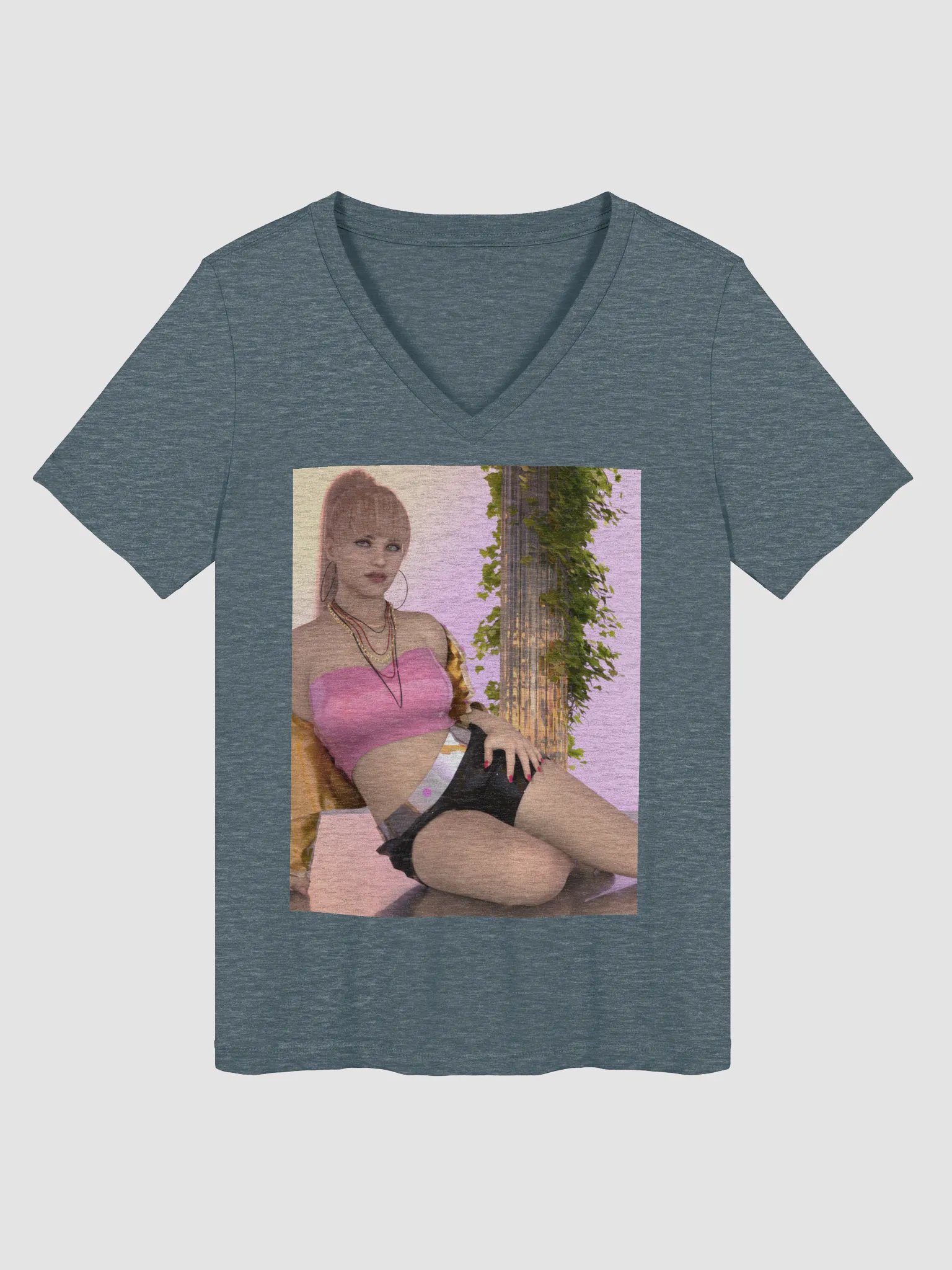Mayra Relaxed V-Neck Tee product image (9)
