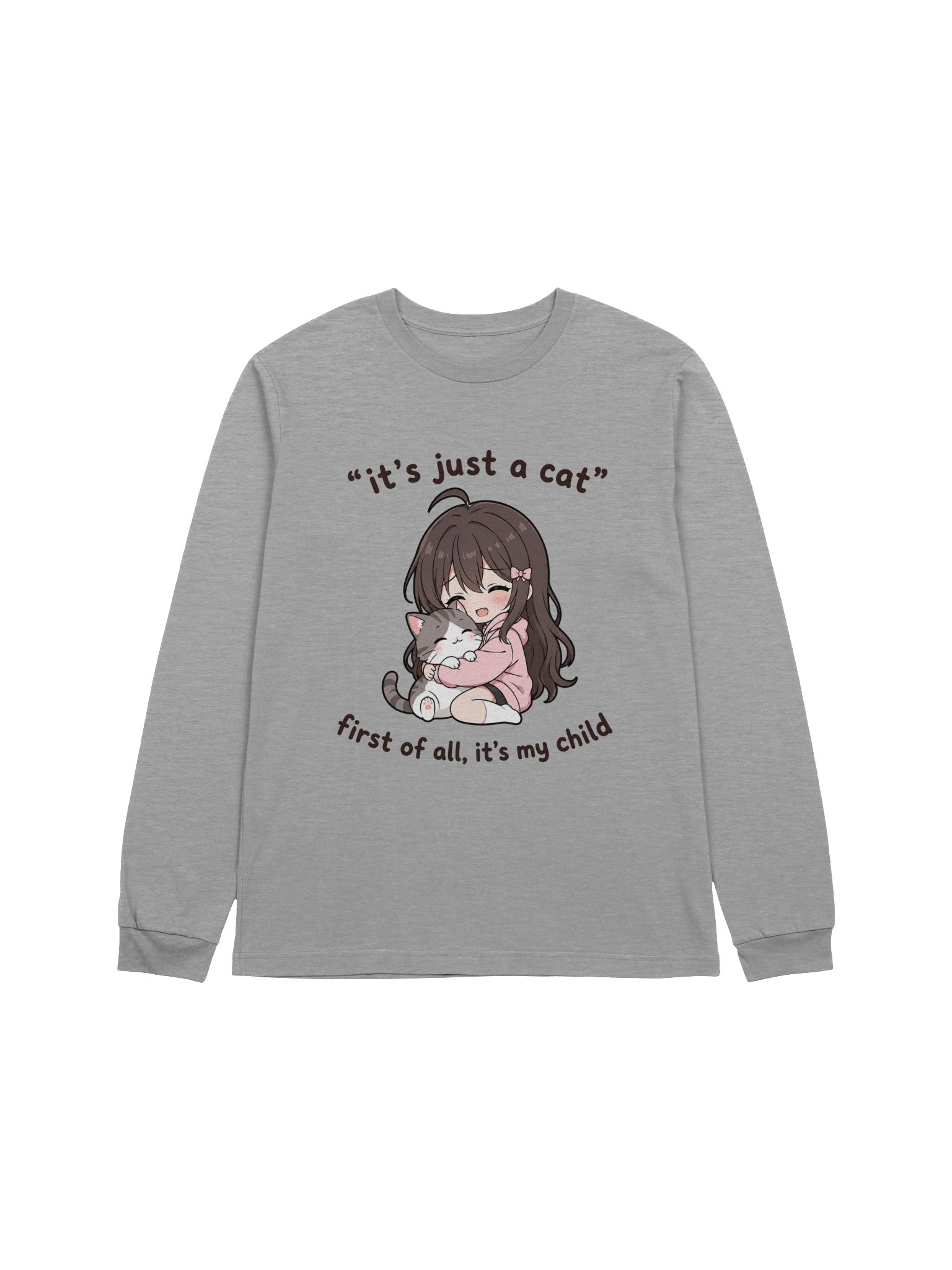 "It's Just a Cat" Long Sleeve Tee product image (9)