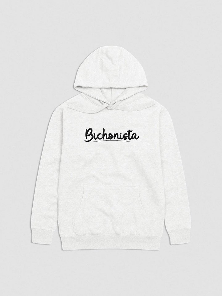 HOODIE BICHONISTA UNISEXE (logo écriture noir brodé) product image (2)