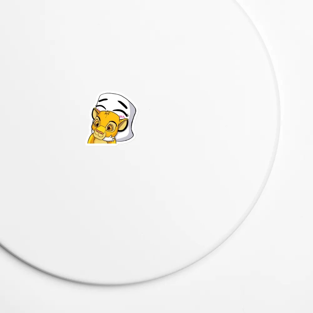 Tofu Hugging Teddy Lion Magnet product image (5)