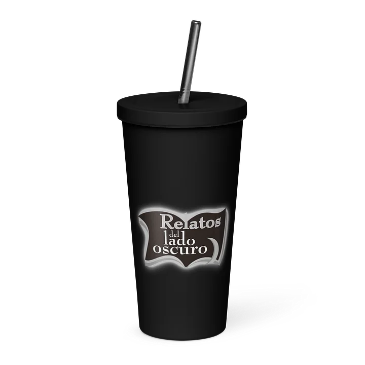 Vaso con popote Relatos del lado oscuro product image (1)