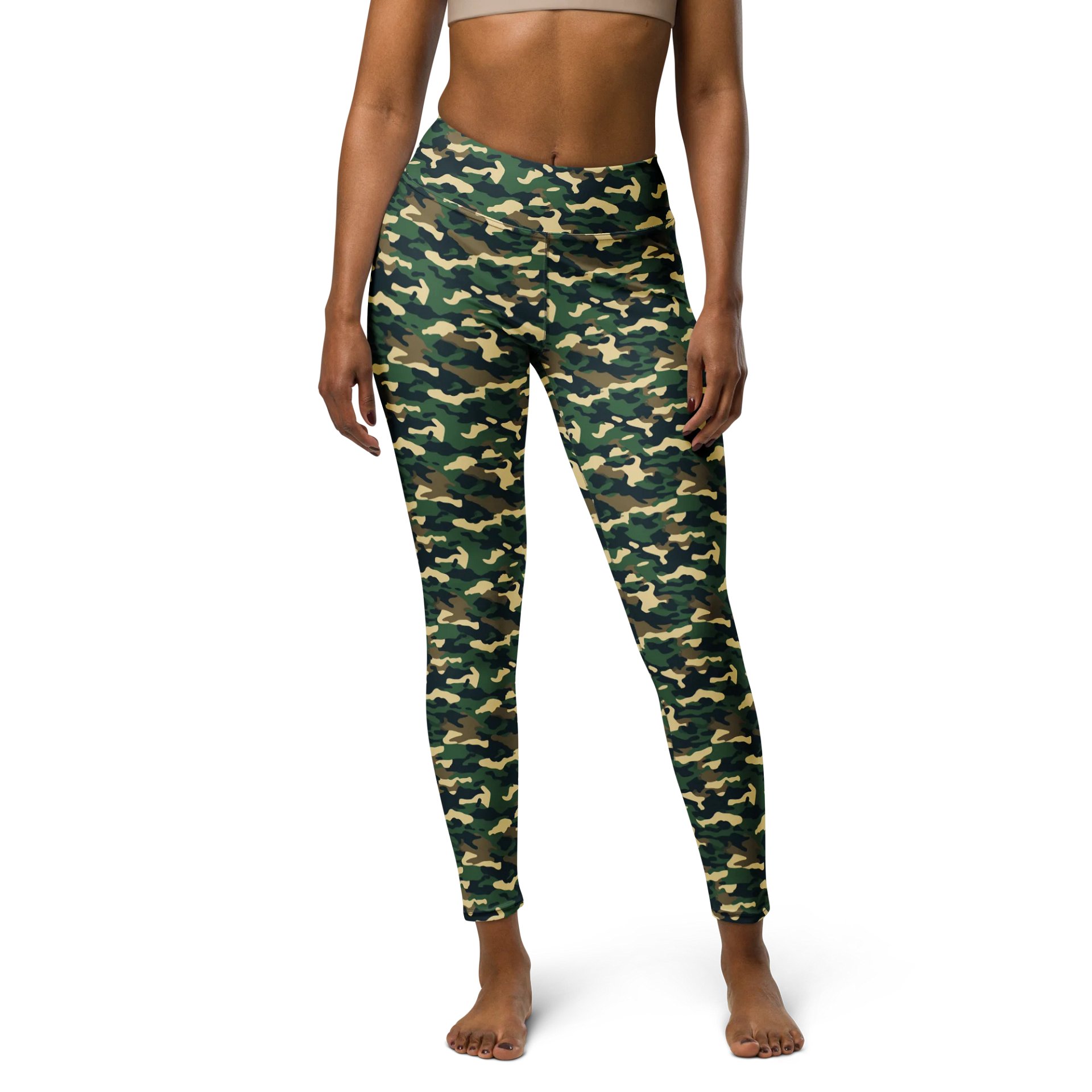 Forest Camo Women’s Leggings product image (2)