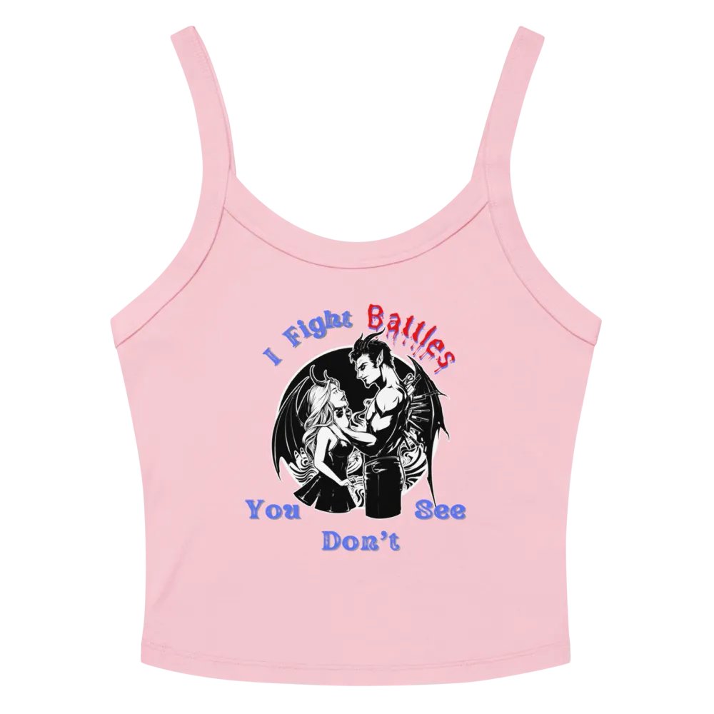 I Fight Battles You Don't See Tank Top product image (18)