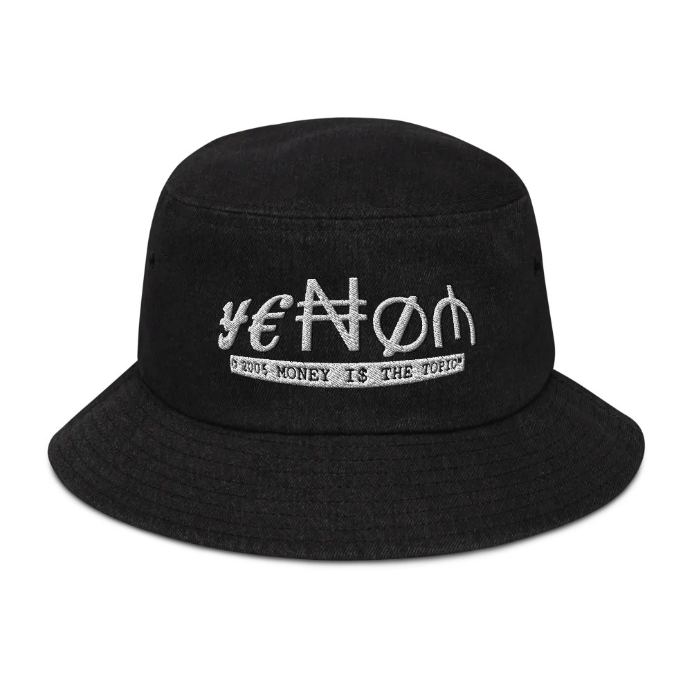 MITT YENOM LENS LOGO DENIM BUCKET HAT product image (1)