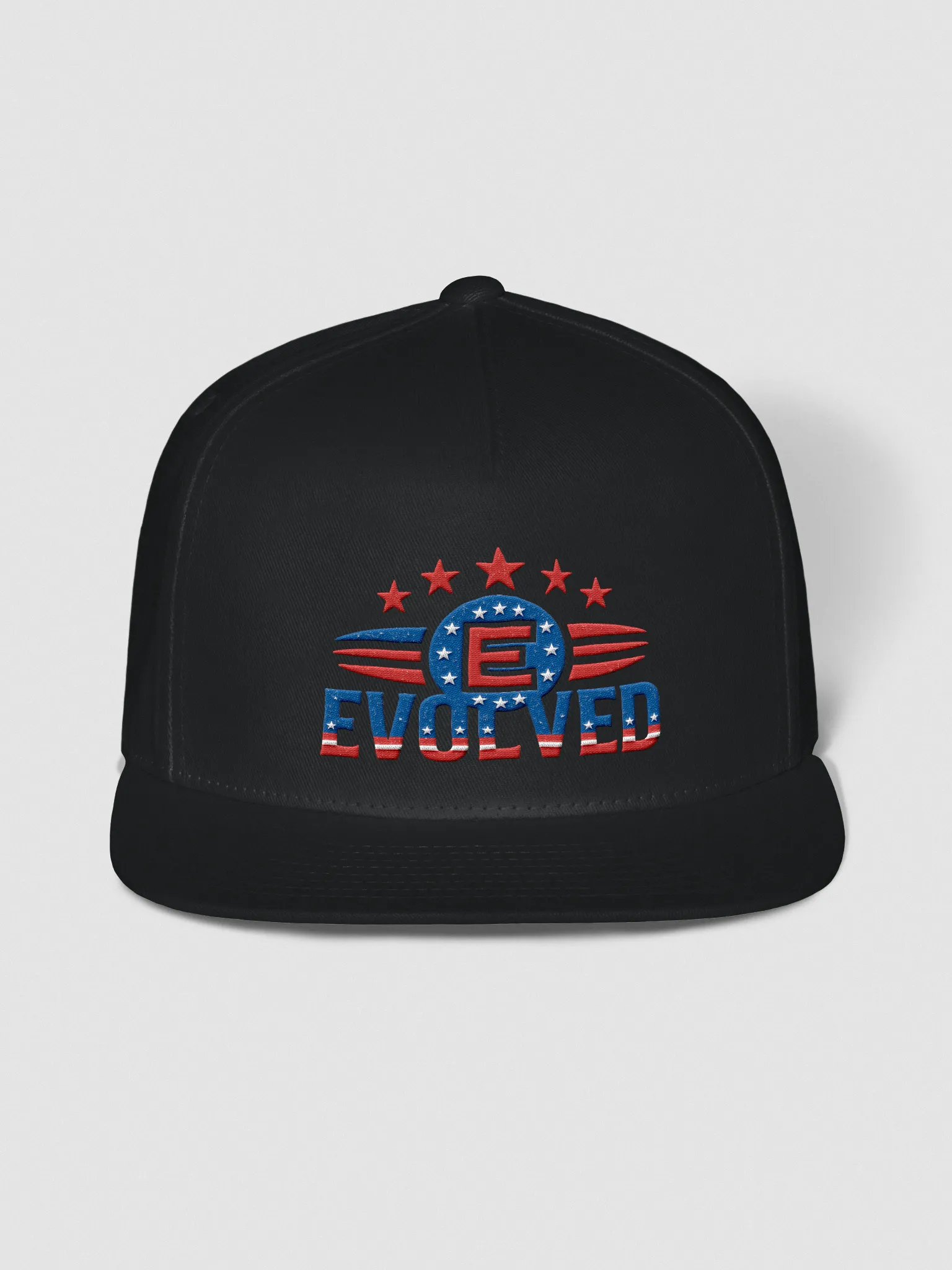 Red, White, and blue Evolved Snapback Cap product image (1)