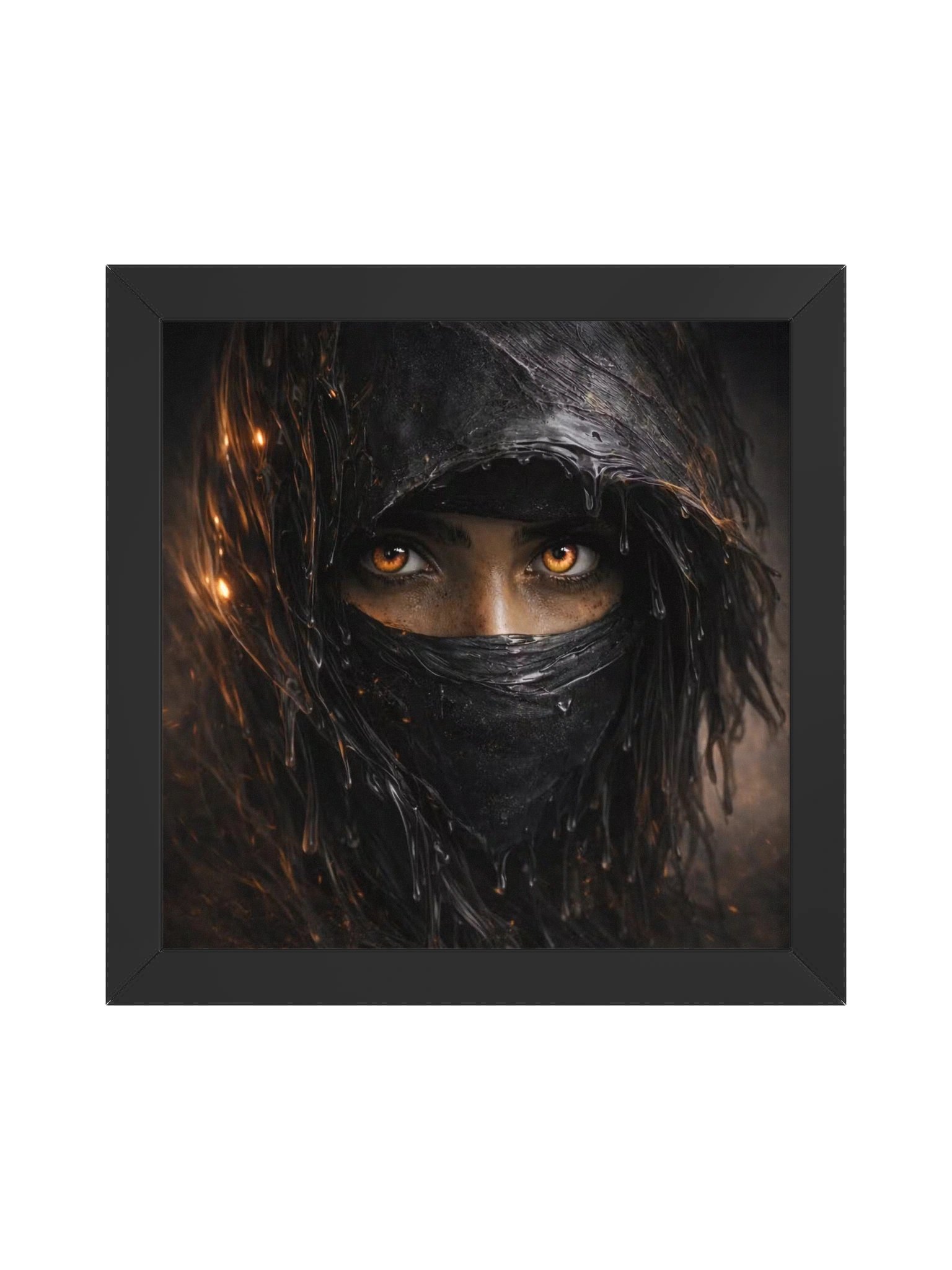 Ember Veil – Gothic Fantasy Art product image (1)