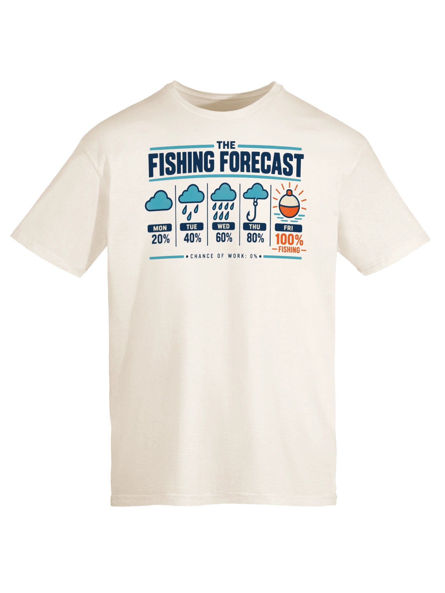 The Fishing Forecast T-Shirt product image (5)