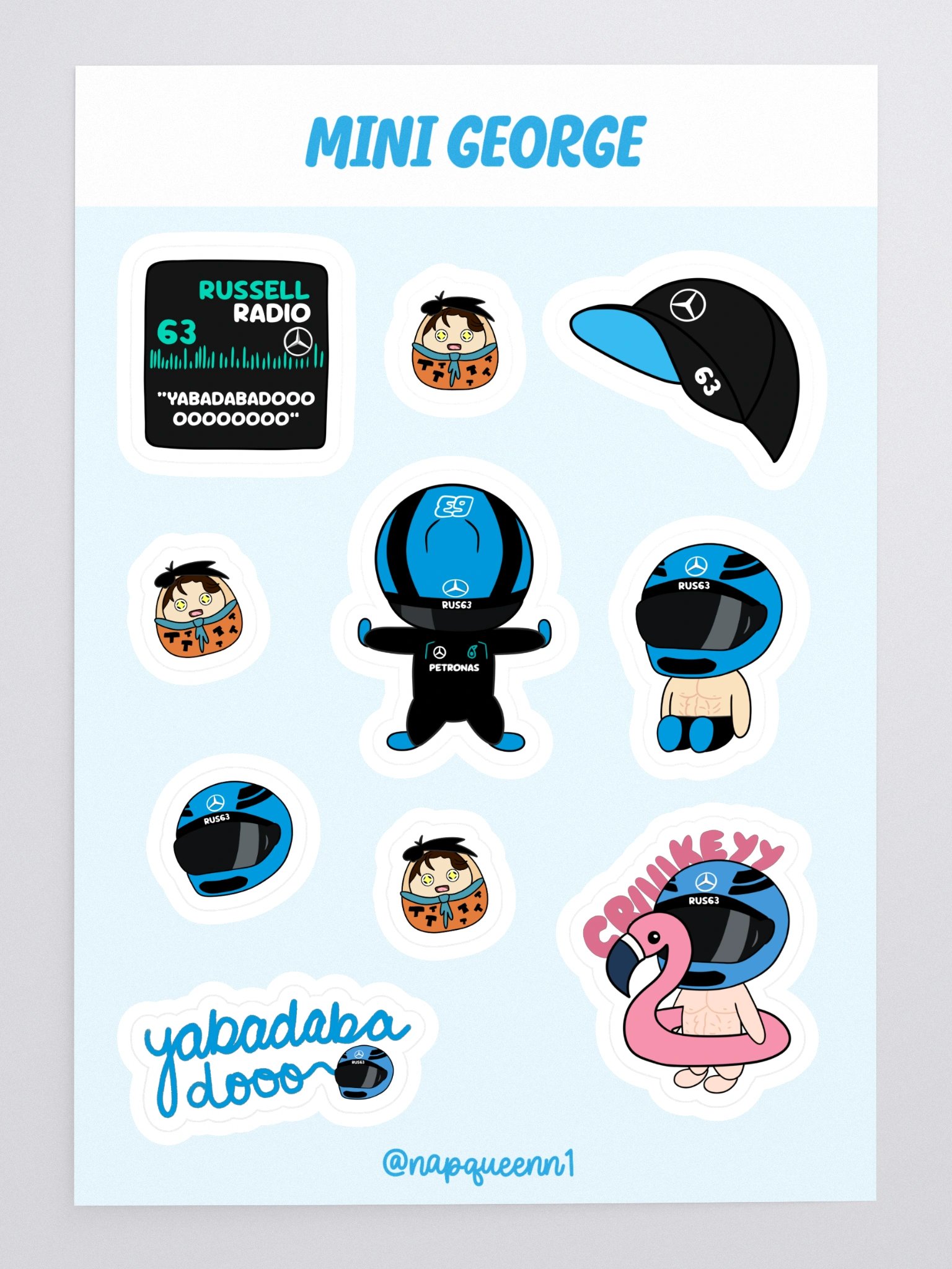 George Russell - Sticker Sheet product image (3)