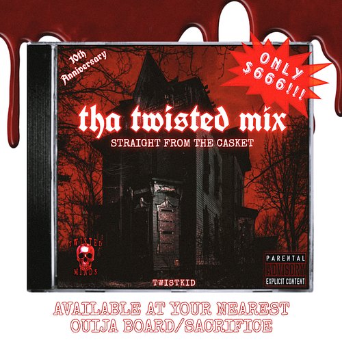 THA TWISTED MIX IS DROPPING AT 3:30PM 7/20. GET YOUR MOLOTOV’S READY  #akronohio #horror #mixtape
