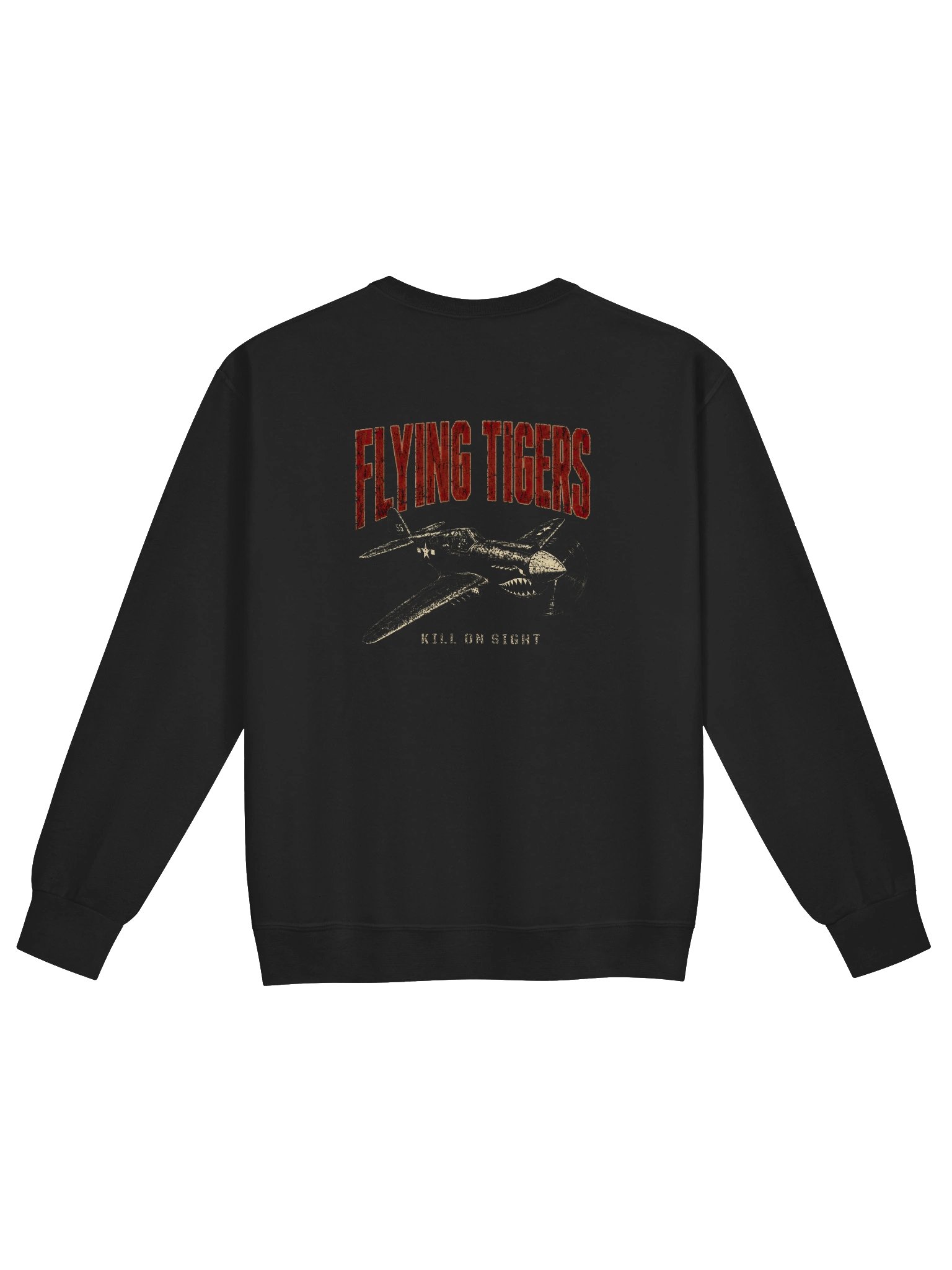 Flying Tigers "Kill On Sight" AVG Warhawk P-40 Crewneck product image (1)