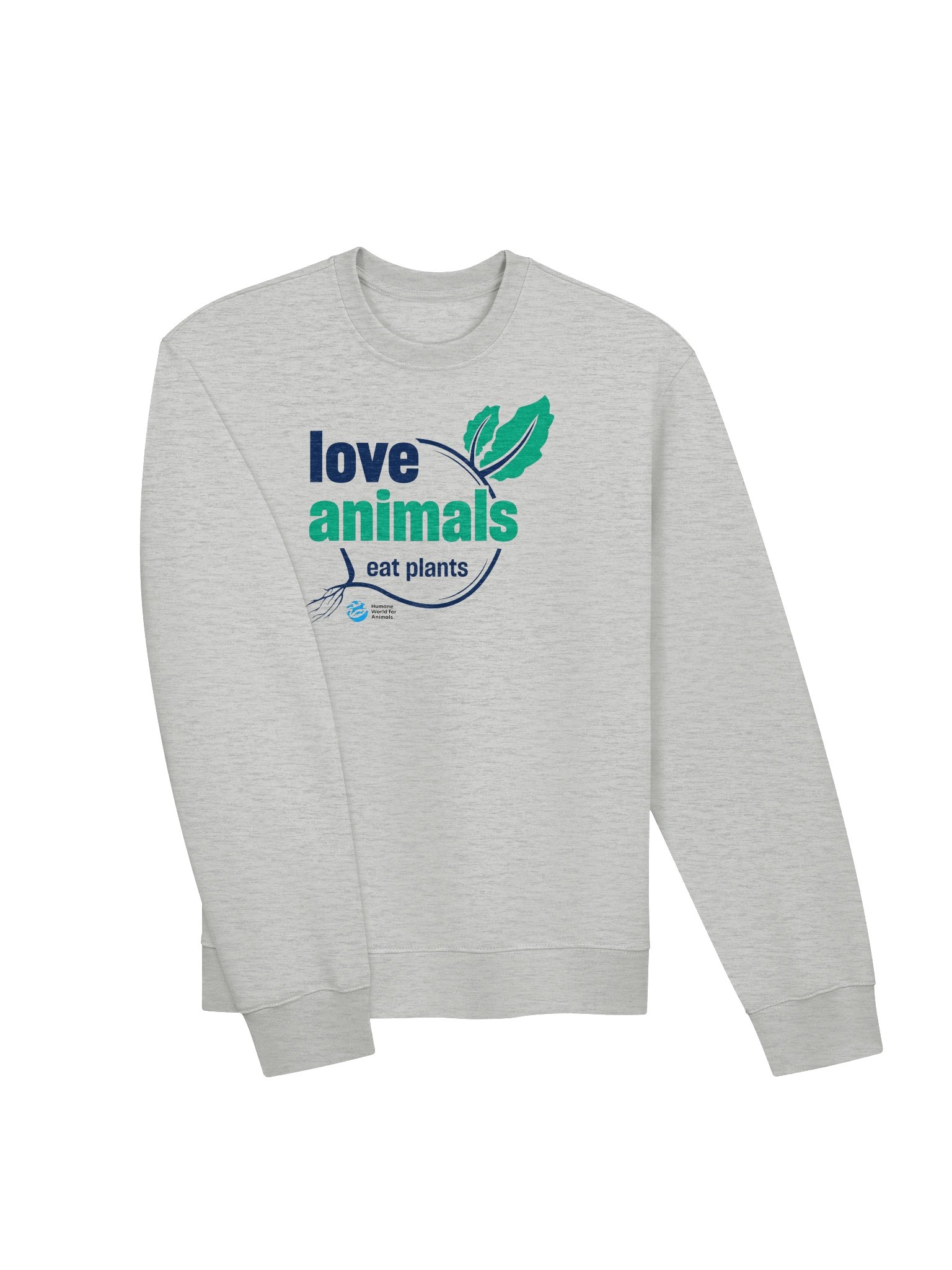 Love animals, eat plants - Sweatshirt product image (3)