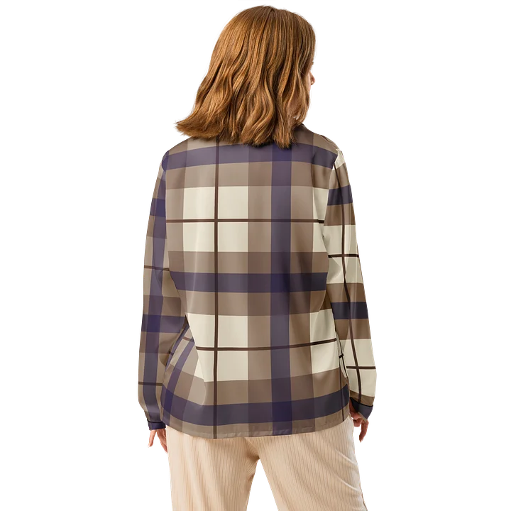 All-Over Print Women’s Long Sleeve Panama Top product image (2)