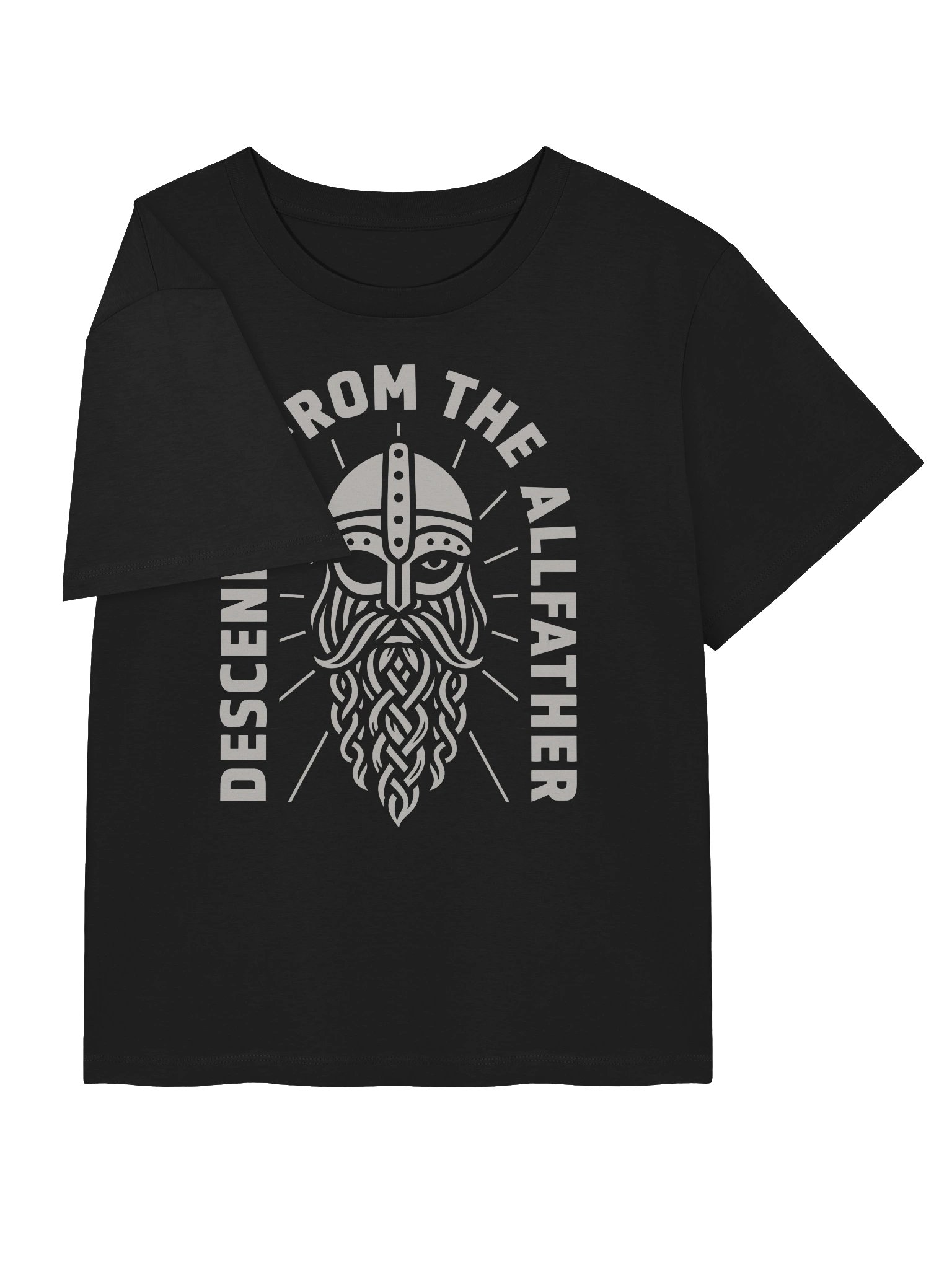 Descended from the Allfather Women's Organic Ribbed Neck T-Shirt product image (6)